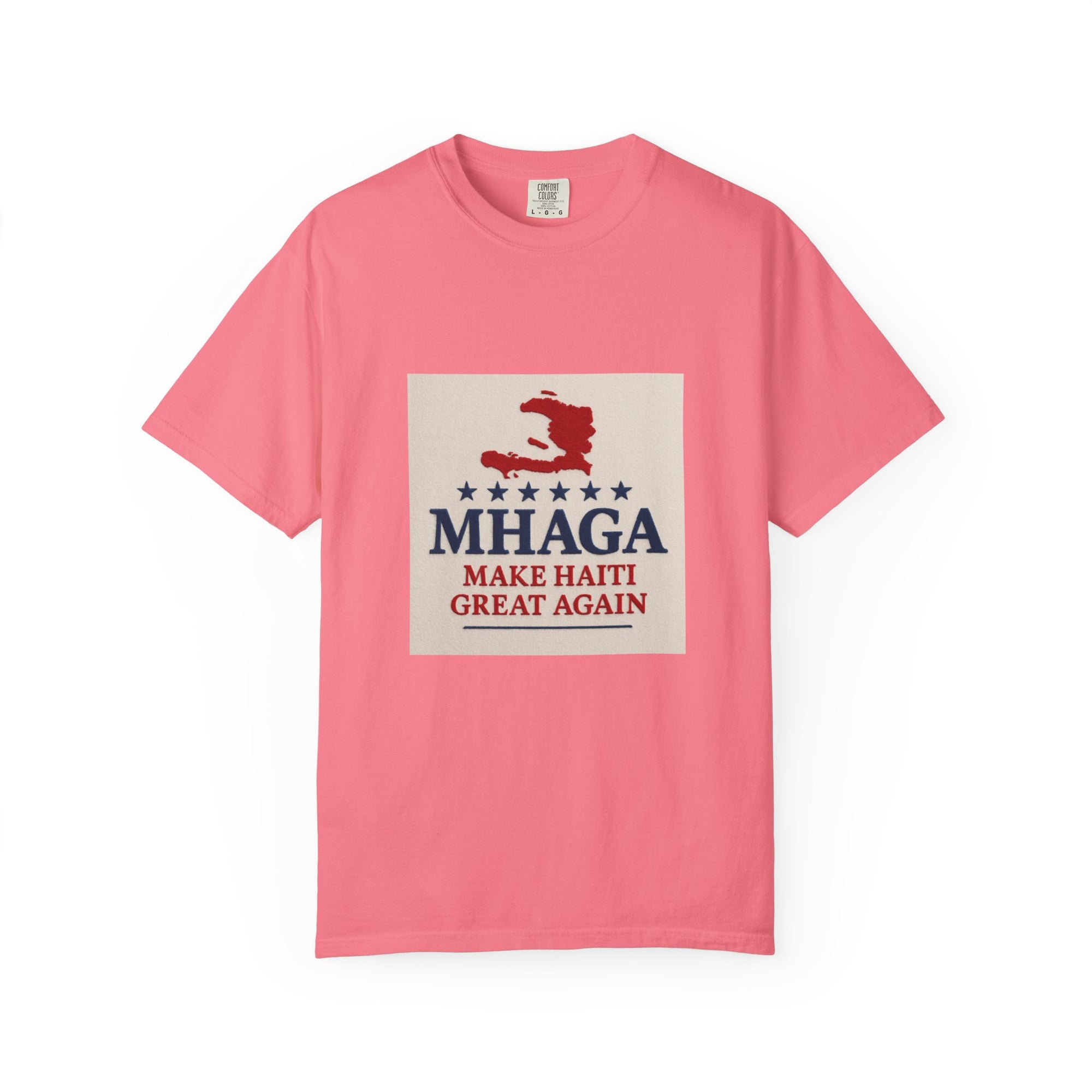 Unisex Garment-Dyed T-shirt: Make Haiti Great Again, Casual Tee, Cultural Pride Shirt, Gift for Activists, Haiti Heritage Apparel