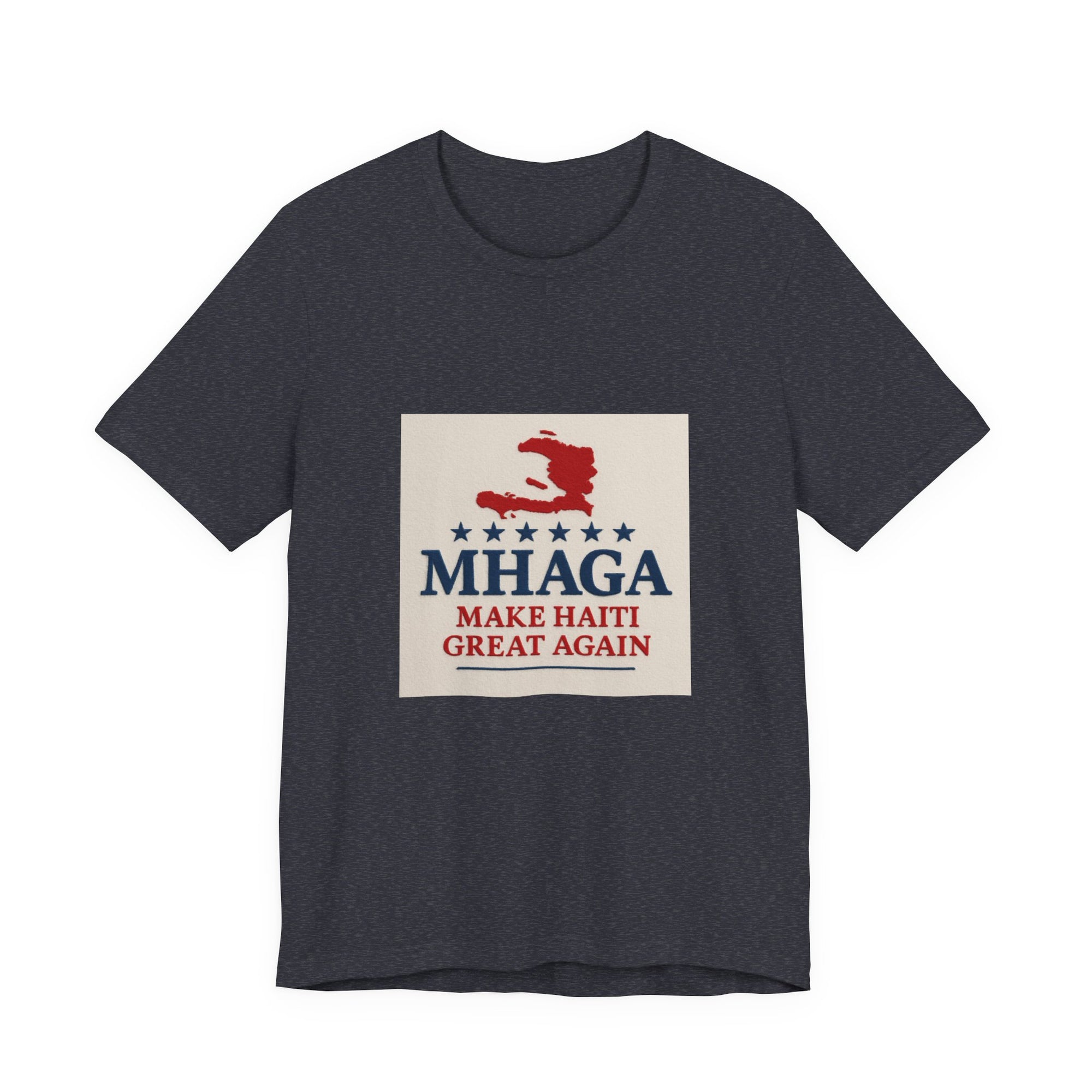 Unisex Jersey Short Sleeve Tee – MHAGA Make Haiti Great Again Shirt, Casual Wear, Gift for Activists, Festival Apparel, Travel Tee
