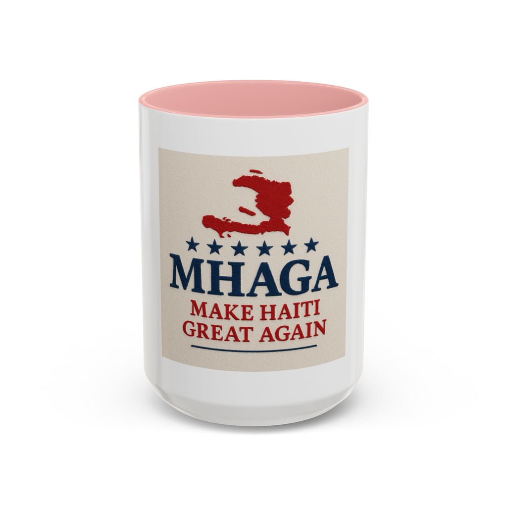 Patriotic Coffee Mug - MHAGA (Make Haiti Great Again) | Unique Gift for Coffee Lovers, Haitian Pride, Political Humor