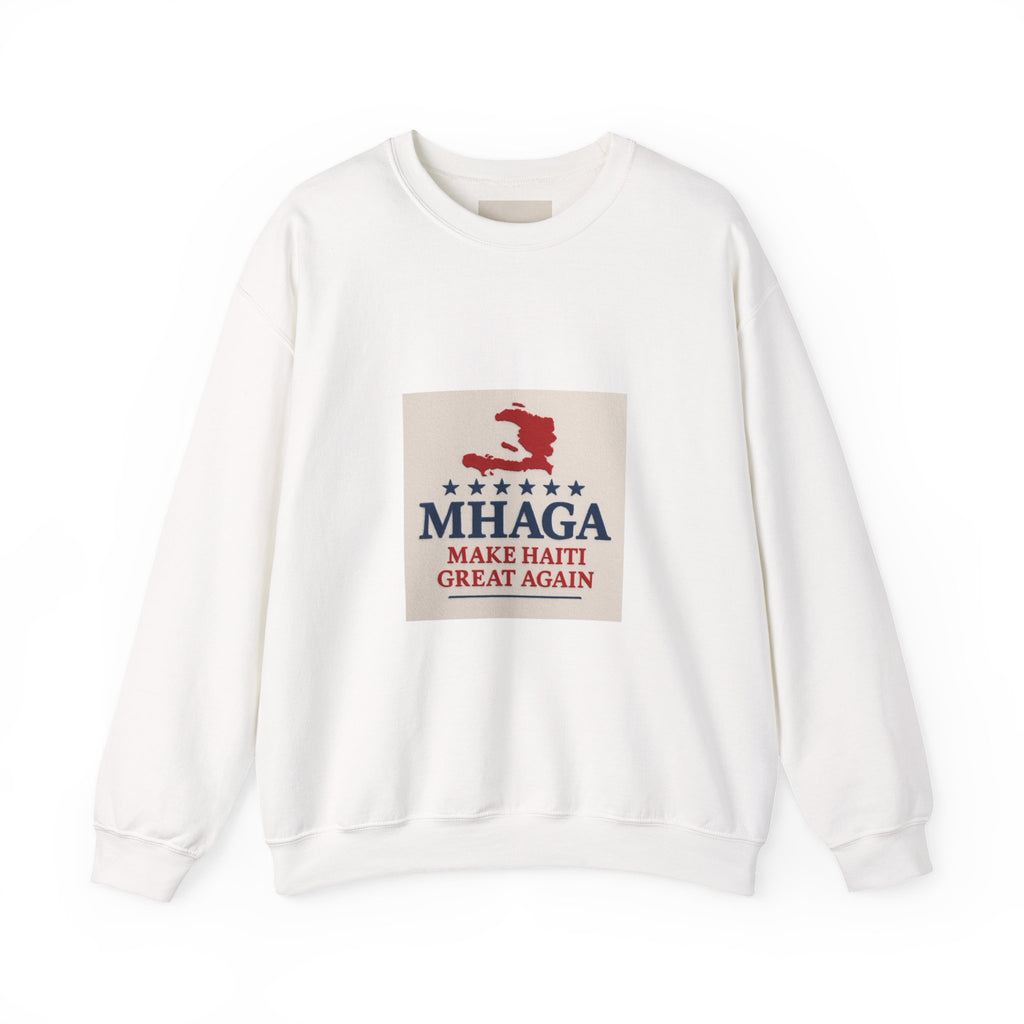 Haitian Pride Crewneck Sweatshirt, Cozy Unisex Pullover, Heritage Apparel, Perfect Gift, Casual Wear for All