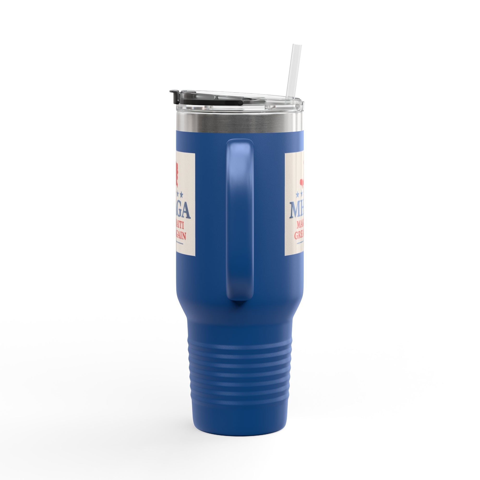 Insulated Travel Mug - MHAGA: Make Haiti Great Again, Perfect for Coffee Lovers, Road Trips, Gifts, 40oz Outdoor Adventure