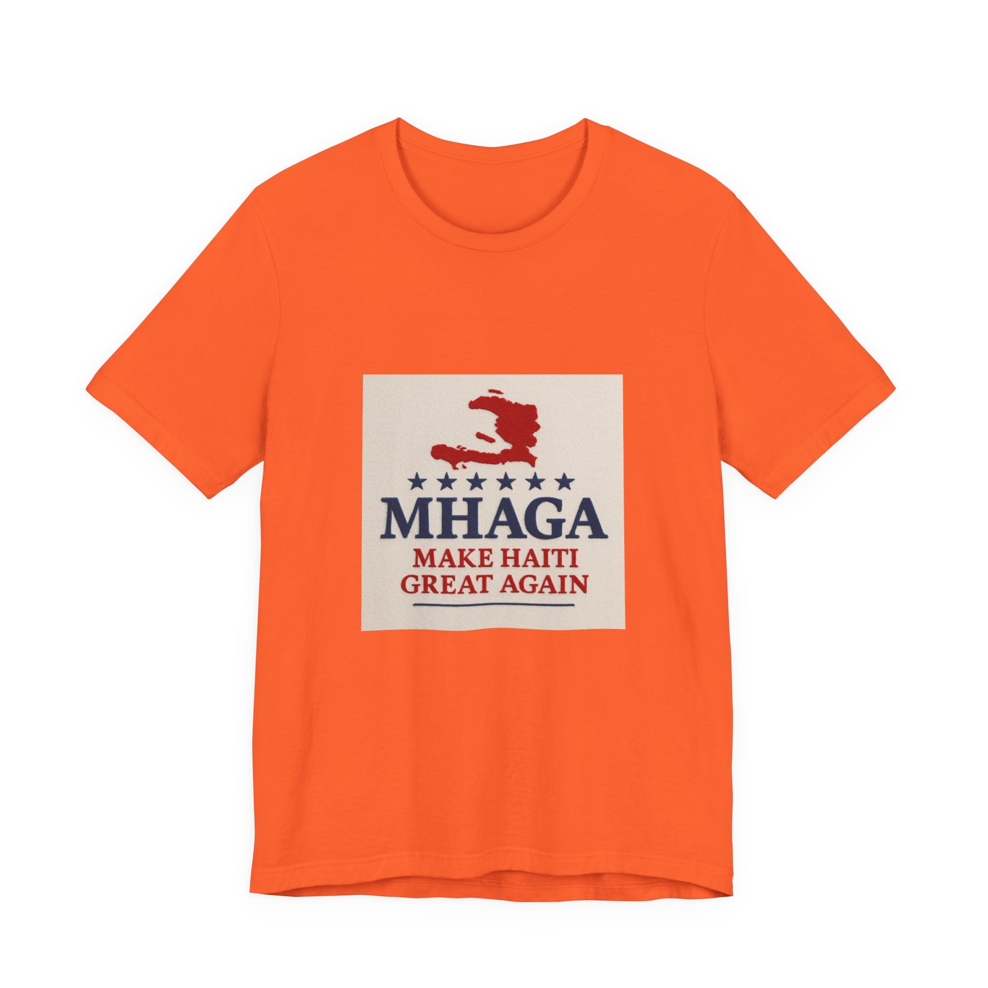 Unisex Jersey Short Sleeve Tee – MHAGA Make Haiti Great Again Shirt, Casual Wear, Gift for Activists, Festival Apparel, Travel Tee