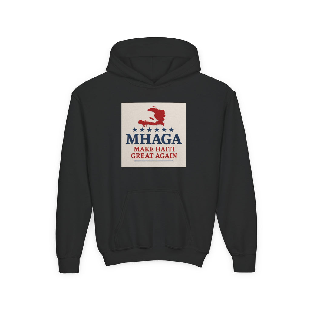 Youth Hooded Sweatshirt with 'Make Haiti Great Again' Design - Cozy, Trendy Hoodie for Youth, Perfect Gift for Holidays, Casual Wear, [...]