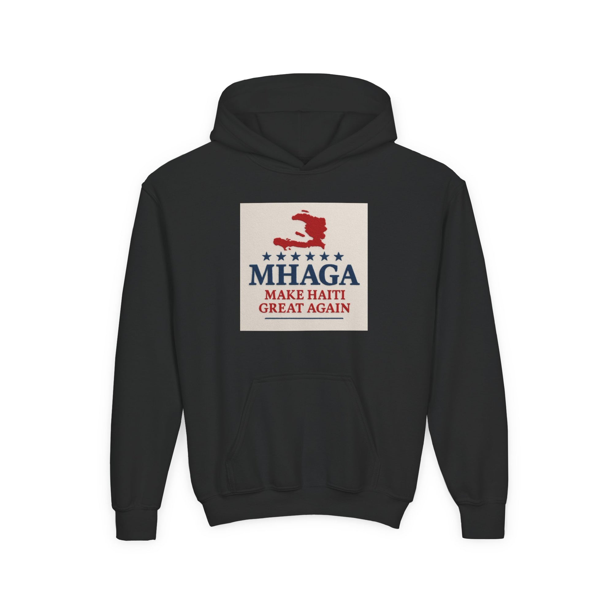 Youth Hooded Sweatshirt with 'Make Haiti Great Again' Design - Cozy, Trendy Hoodie for Youth, Perfect Gift for Holidays, Casual Wear, [...]