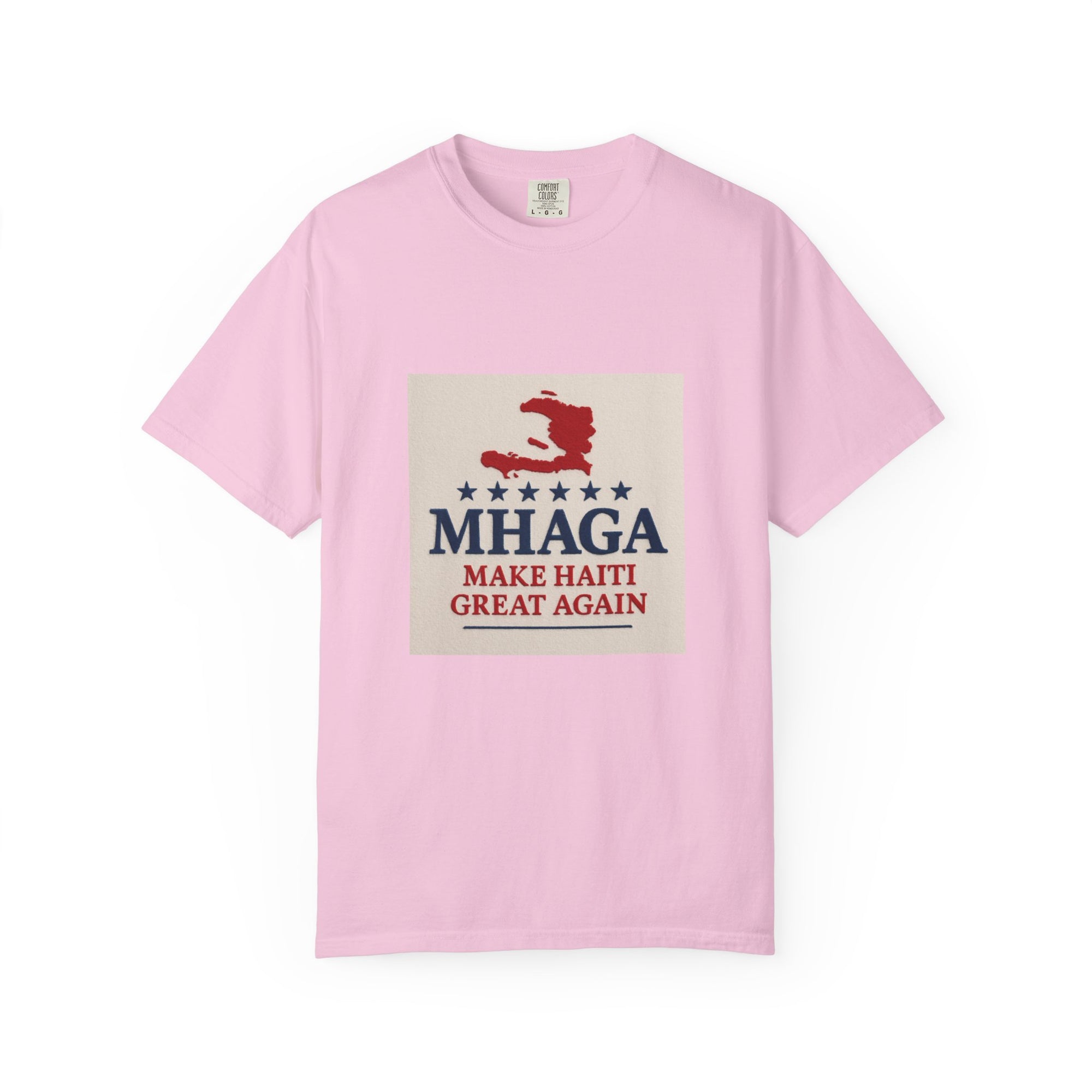 Unisex Garment-Dyed T-shirt: Make Haiti Great Again, Casual Tee, Cultural Pride Shirt, Gift for Activists, Haiti Heritage Apparel