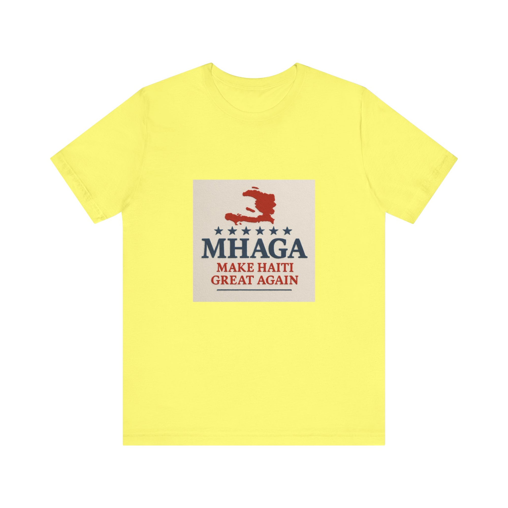 Unisex Jersey Short Sleeve Tee – MHAGA Make Haiti Great Again Shirt, Casual Wear, Gift for Activists, Festival Apparel, Travel Tee