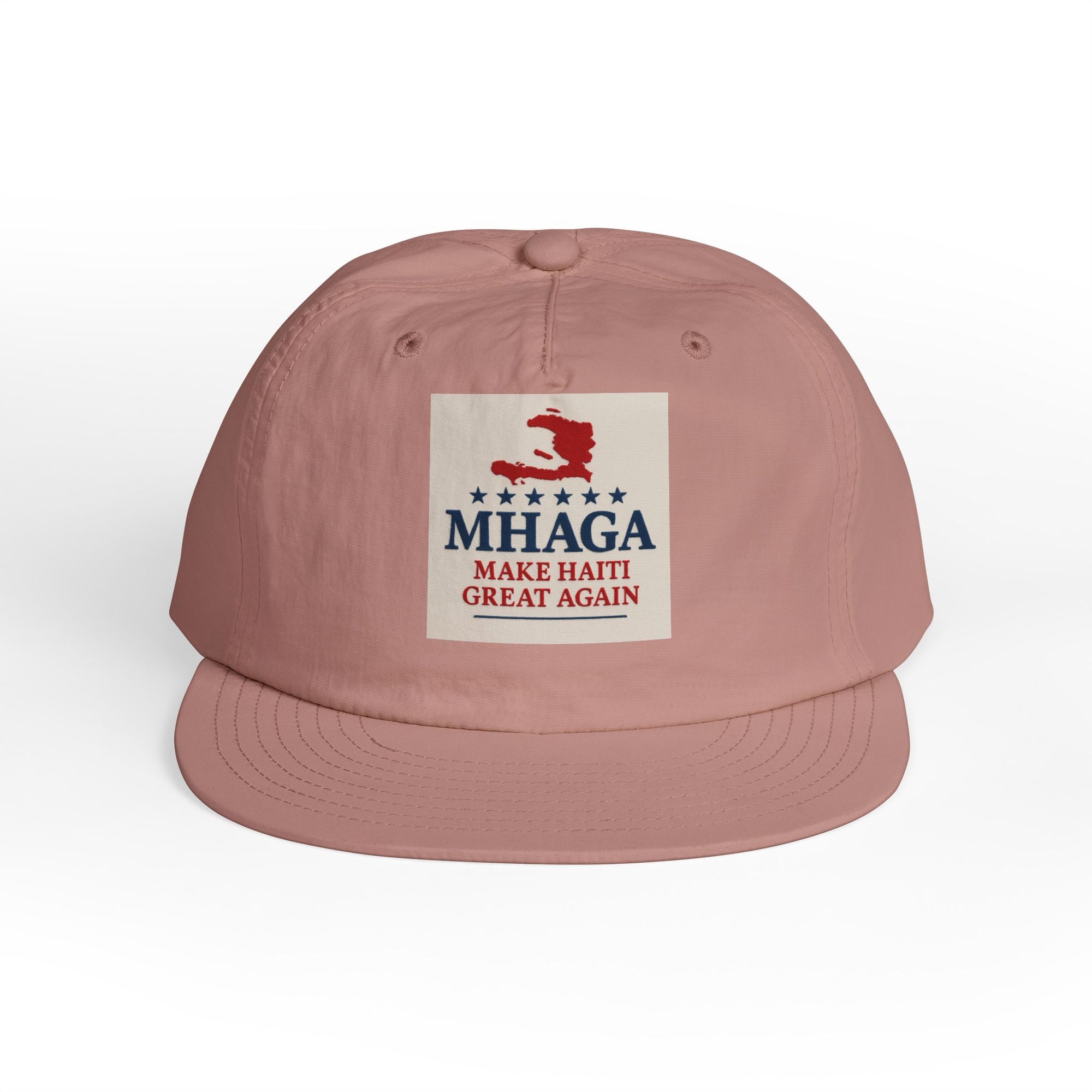 Surf Cap with 'MHAGA - Make Haiti Great Again' Design | Ideal for Beach Days, Casual Outings, Summer Festivals, Travel Adventures, Gift Idea