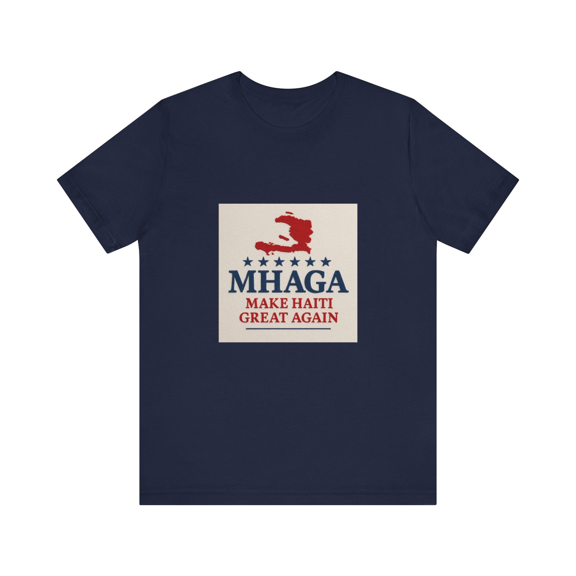 Unisex Jersey Short Sleeve Tee – MHAGA Make Haiti Great Again Shirt, Casual Wear, Gift for Activists, Festival Apparel, Travel Tee