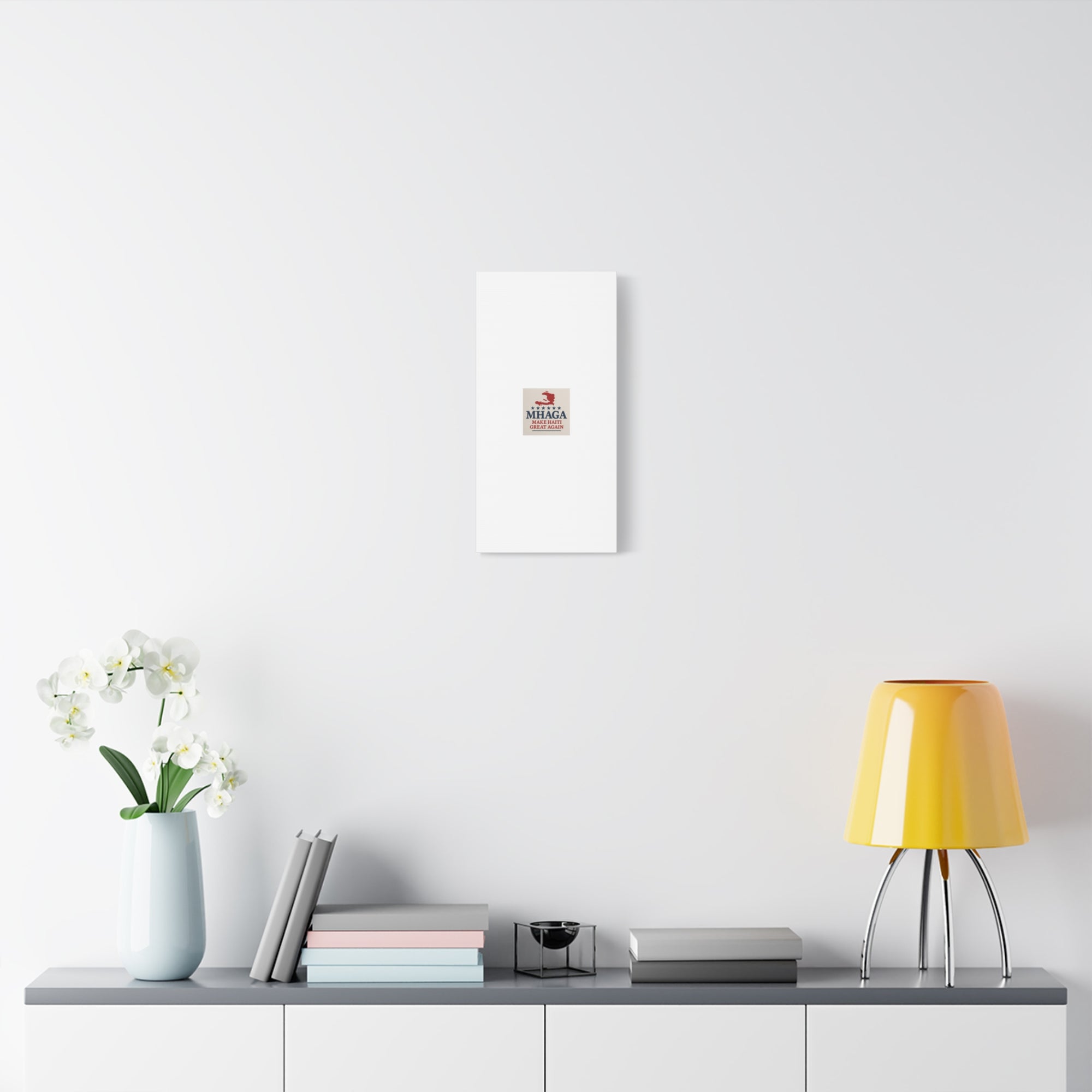 Matte Canvas Wall Art - MHAGA Make Haiti Great Again, Political Decor, Haitian Pride, Home Gallery, Unique Gift Idea