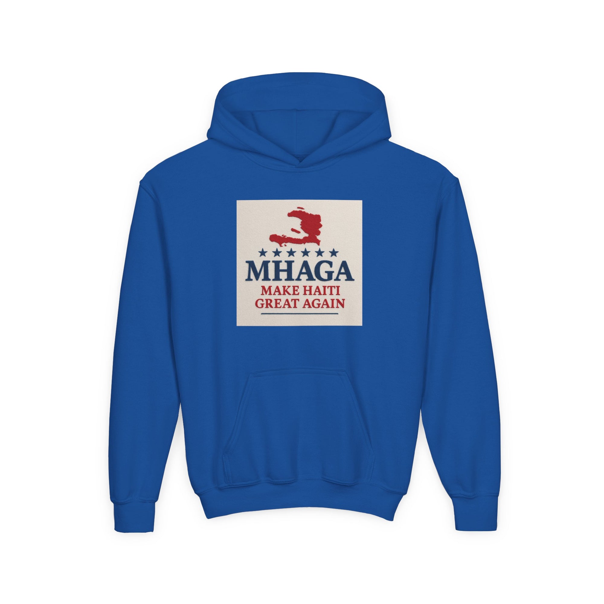 Youth Hooded Sweatshirt with 'Make Haiti Great Again' Design - Cozy, Trendy Hoodie for Youth, Perfect Gift for Holidays, Casual Wear, [...]