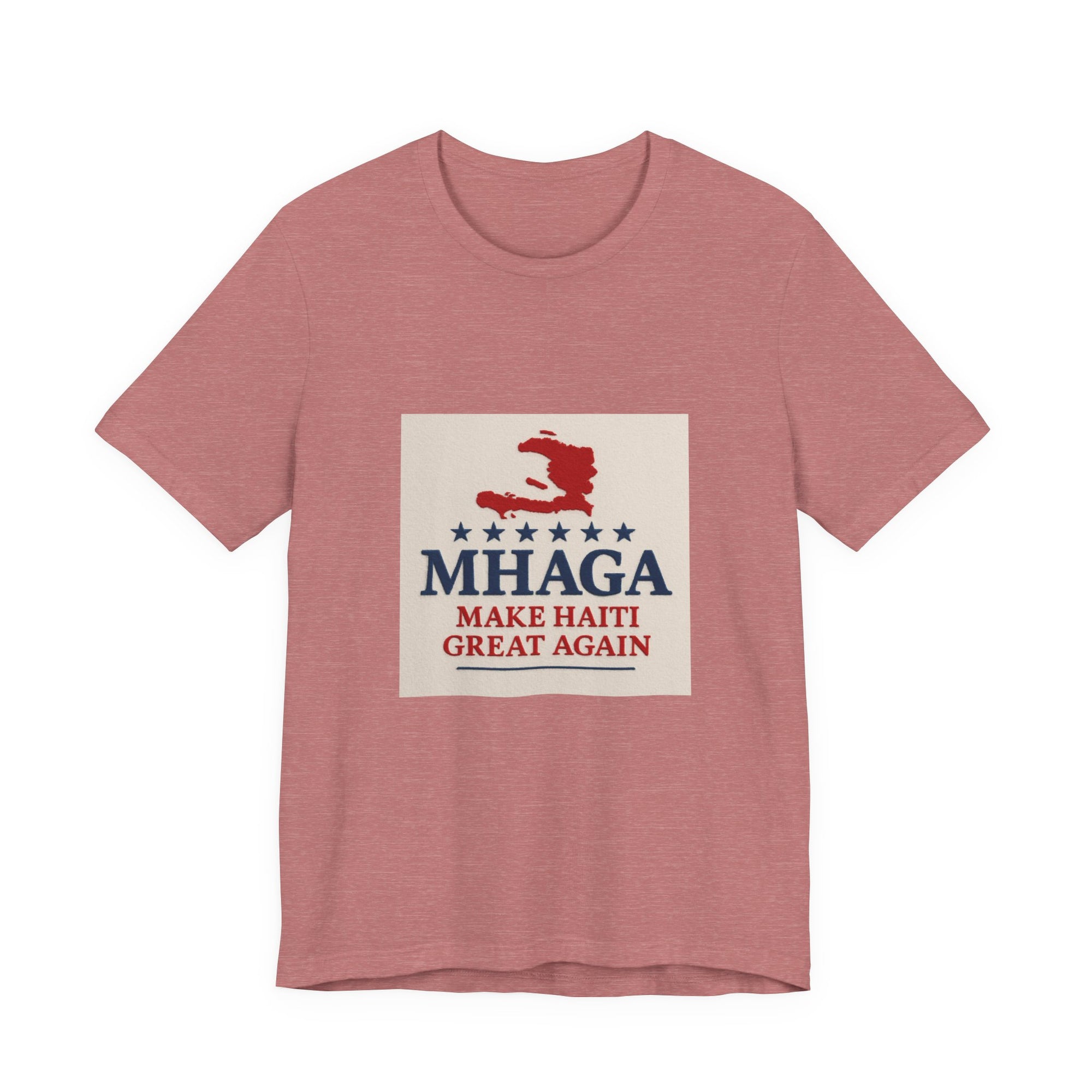 Unisex Jersey Short Sleeve Tee – MHAGA Make Haiti Great Again Shirt, Casual Wear, Gift for Activists, Festival Apparel, Travel Tee