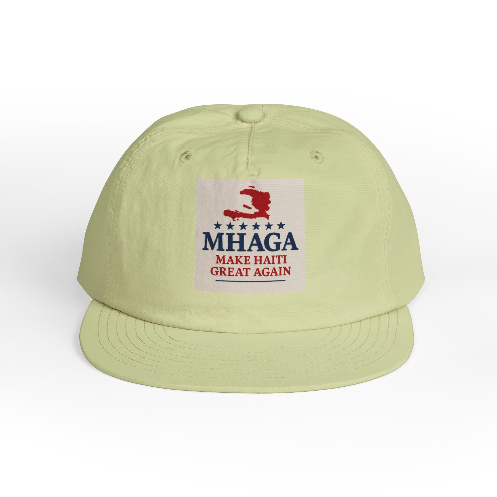 Surf Cap with 'MHAGA - Make Haiti Great Again' Design | Ideal for Beach Days, Casual Outings, Summer Festivals, Travel Adventures, Gift Idea
