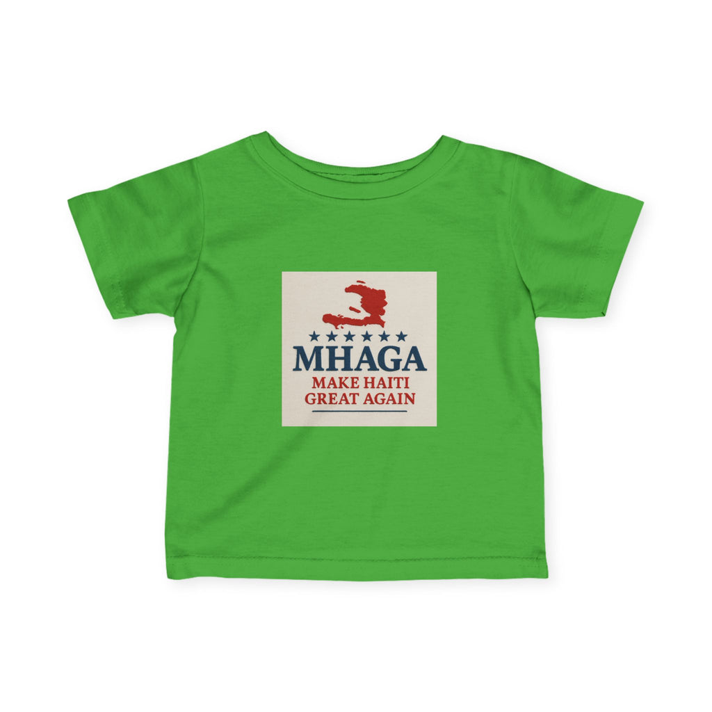 Infant Political Statement Tee, Baby Shirt, Toddler Gift, Make Haiti Great Again, Cute Baby Outfit