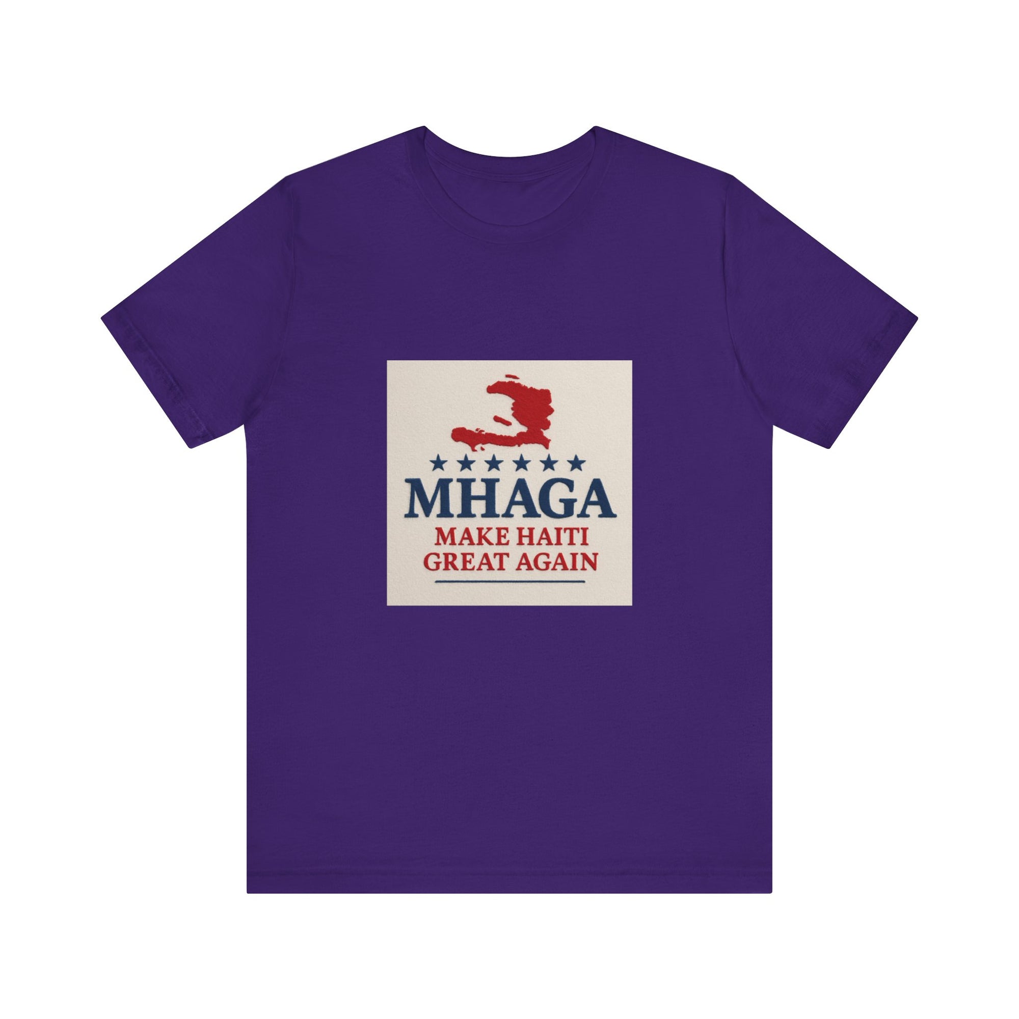 Unisex Jersey Short Sleeve Tee – MHAGA Make Haiti Great Again Shirt, Casual Wear, Gift for Activists, Festival Apparel, Travel Tee