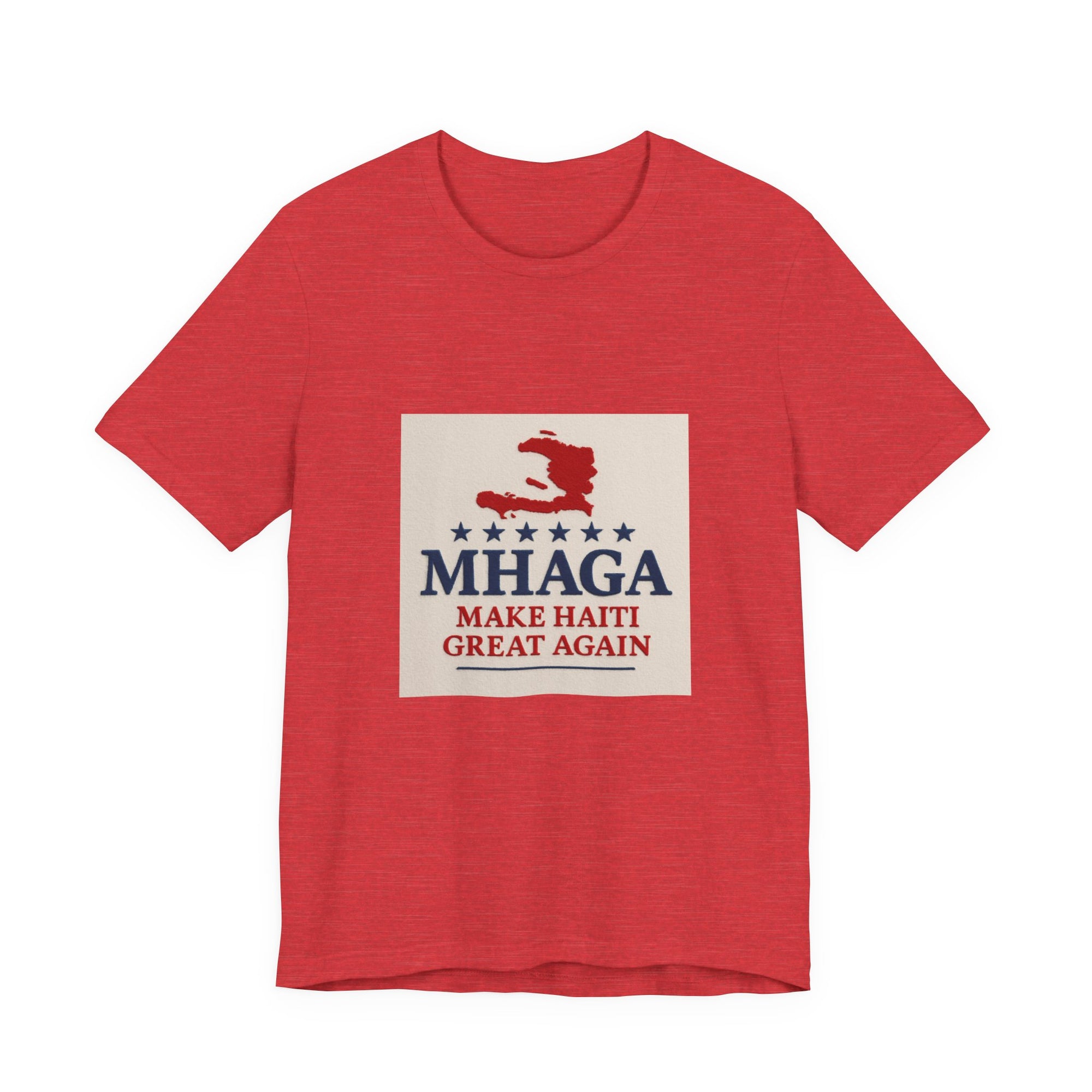 Unisex Jersey Short Sleeve Tee – MHAGA Make Haiti Great Again Shirt, Casual Wear, Gift for Activists, Festival Apparel, Travel Tee