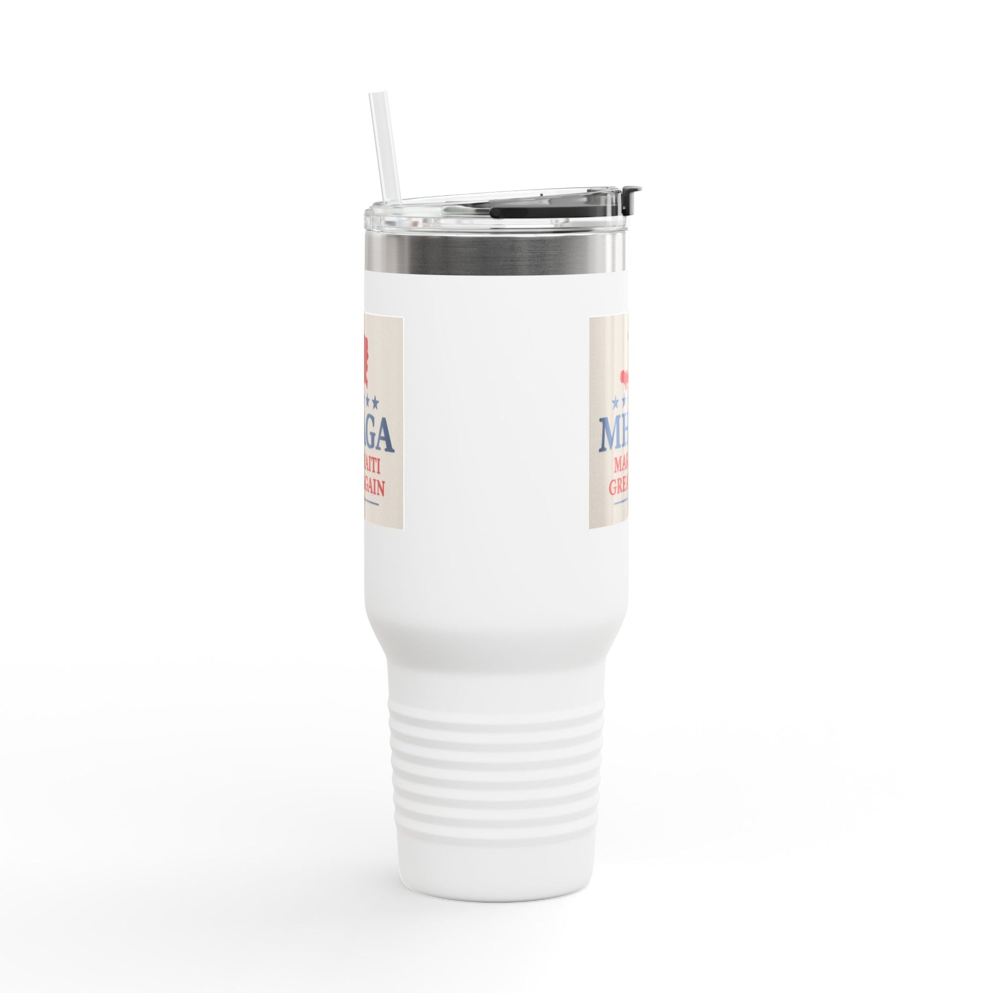 Insulated Travel Mug - MHAGA: Make Haiti Great Again, Perfect for Coffee Lovers, Road Trips, Gifts, 40oz Outdoor Adventure