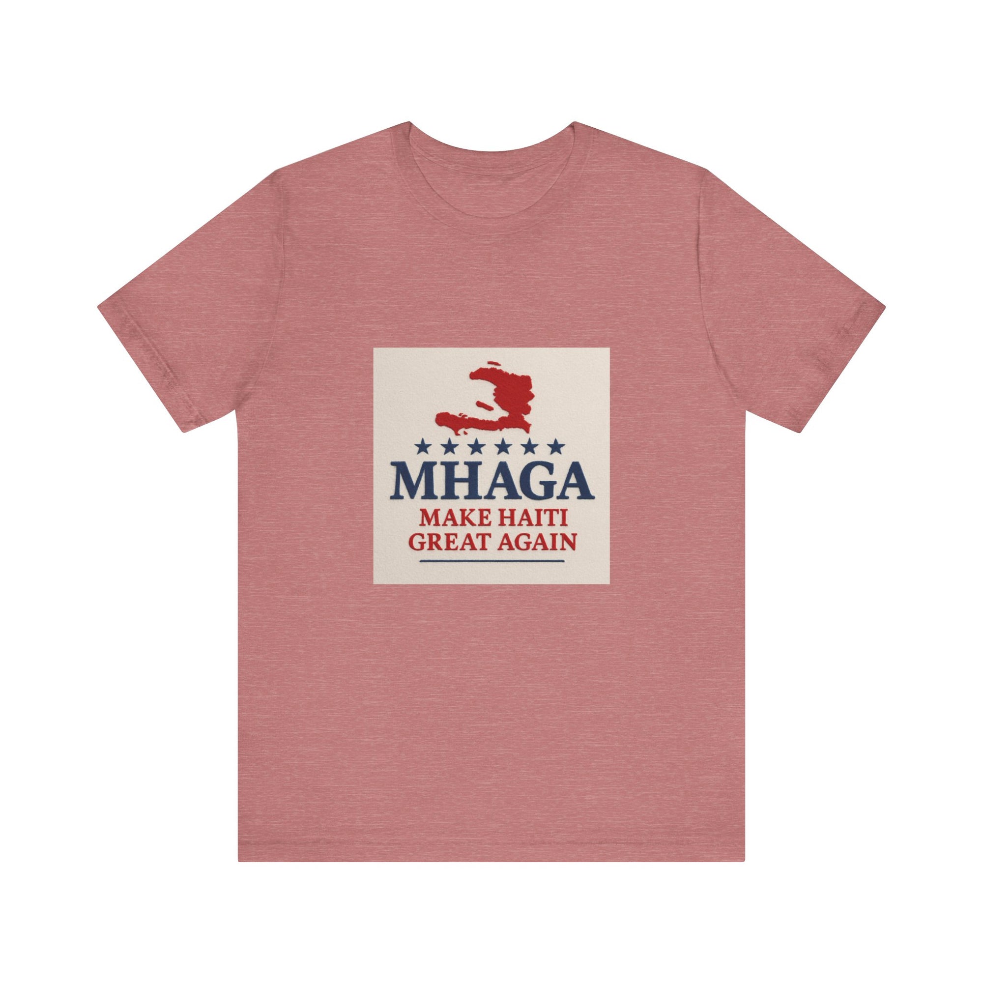 Unisex Jersey Short Sleeve Tee – MHAGA Make Haiti Great Again Shirt, Casual Wear, Gift for Activists, Festival Apparel, Travel Tee