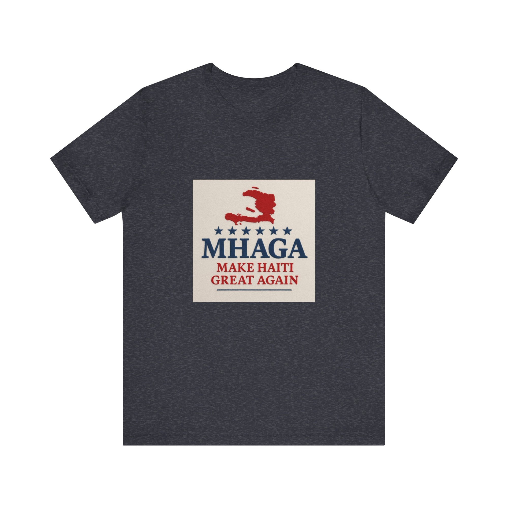 Unisex Jersey Short Sleeve Tee – MHAGA Make Haiti Great Again Shirt, Casual Wear, Gift for Activists, Festival Apparel, Travel Tee
