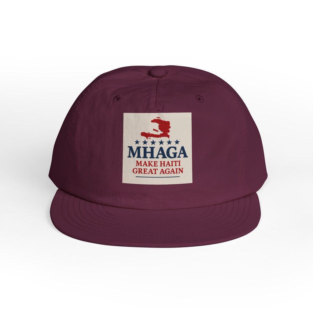Surf Cap with 'MHAGA - Make Haiti Great Again' Design | Ideal for Beach Days, Casual Outings, Summer Festivals, Travel Adventures, Gift Idea