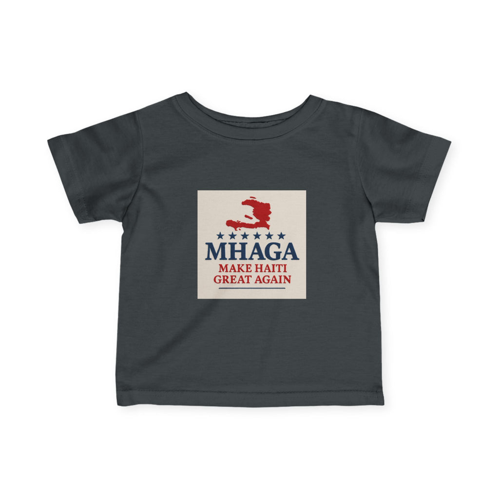 Infant Fine Jersey Tee with 'MHAGA' Design - Cute Baby T-Shirt, Toddler Apparel, Baby Shower Gift, Toddler Outfit, Gift for New Parents