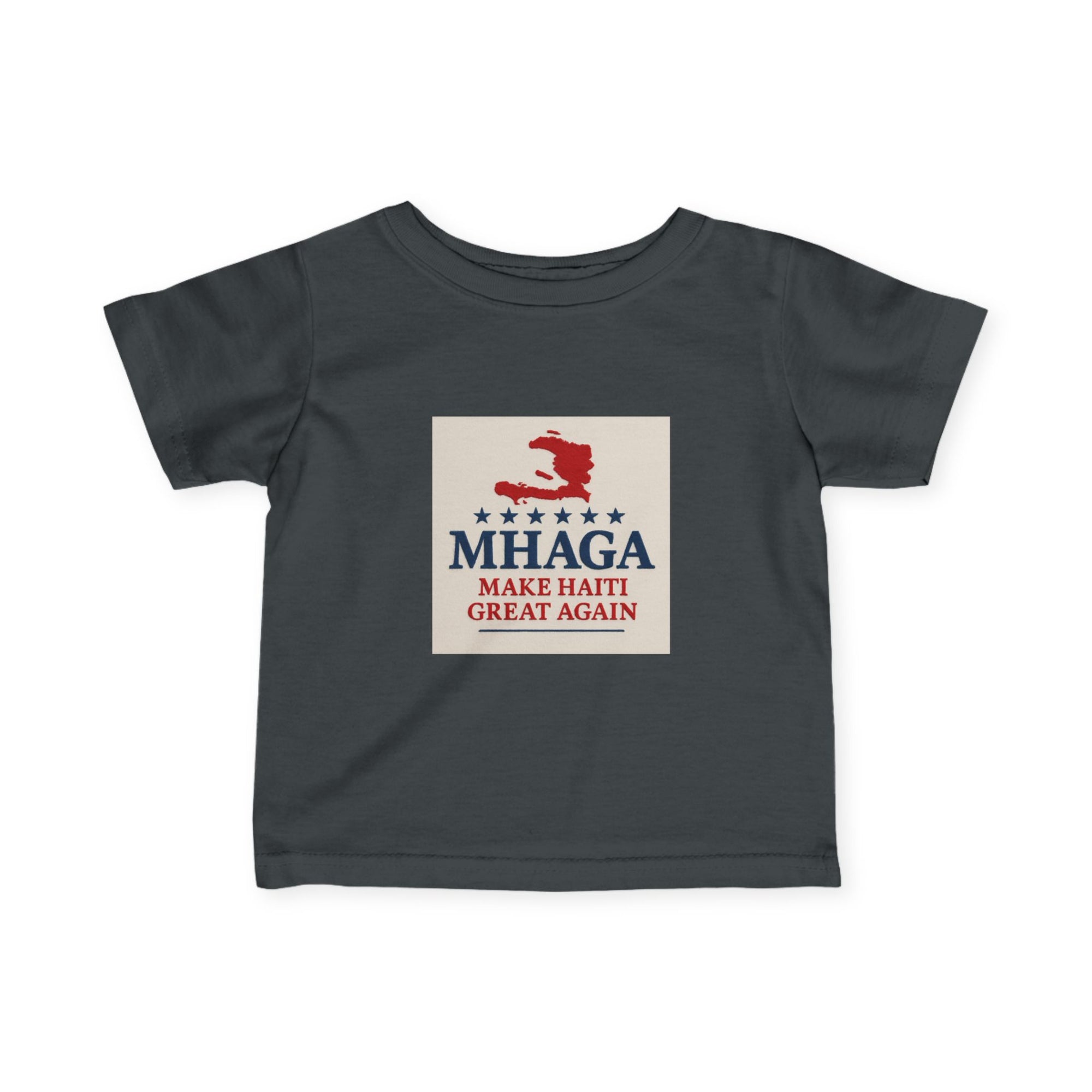 Infant Fine Jersey Tee with 'MHAGA' Design - Cute Baby T-Shirt, Toddler Apparel, Baby Shower Gift, Toddler Outfit, Gift for New Parents