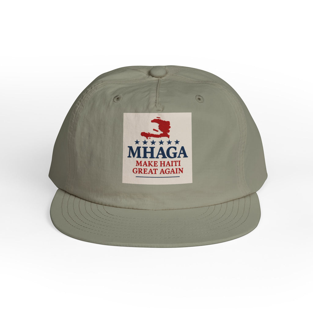 Surf Cap with 'MHAGA - Make Haiti Great Again' Design | Ideal for Beach Days, Casual Outings, Summer Festivals, Travel Adventures, Gift Idea