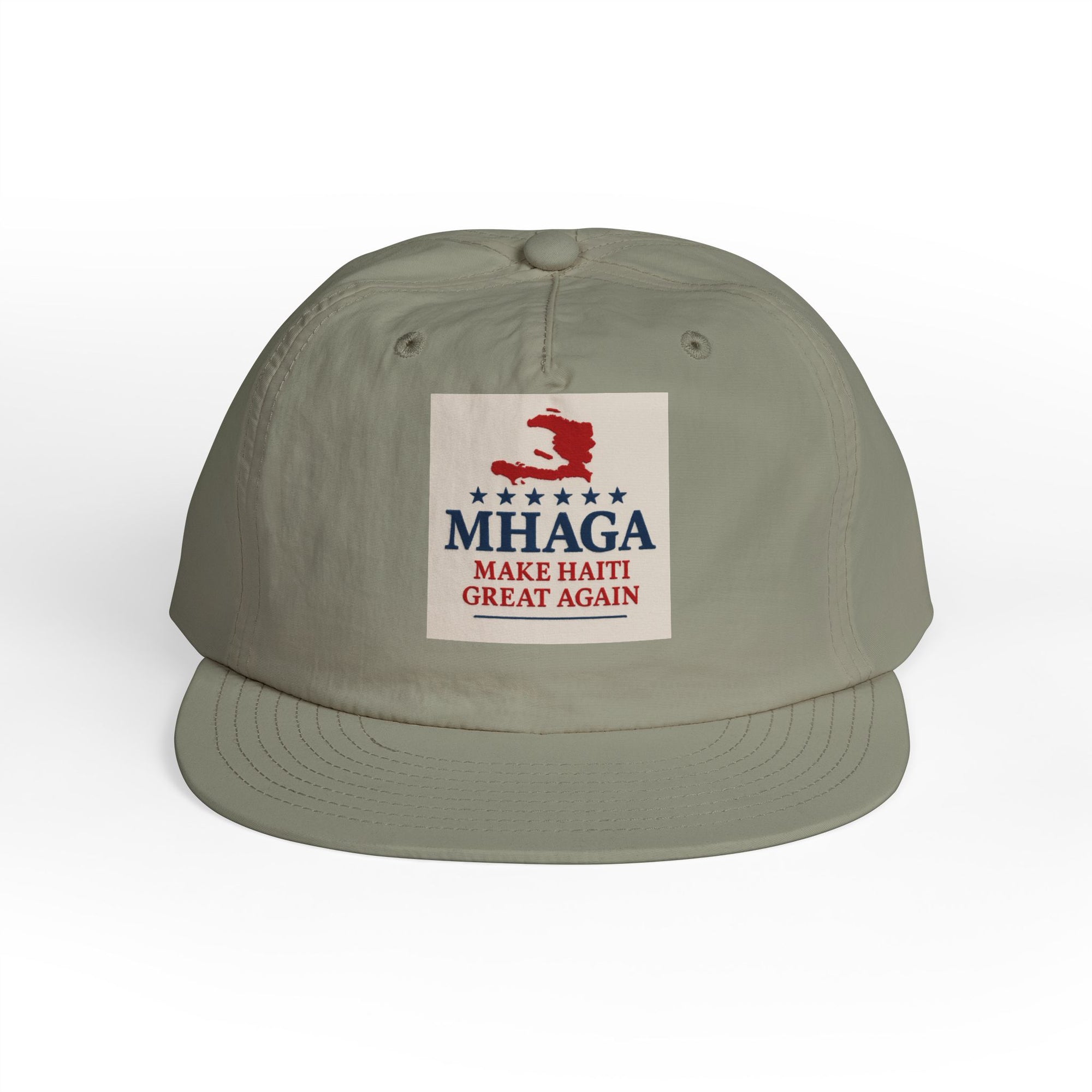 Surf Cap with 'MHAGA - Make Haiti Great Again' Design | Ideal for Beach Days, Casual Outings, Summer Festivals, Travel Adventures, Gift Idea