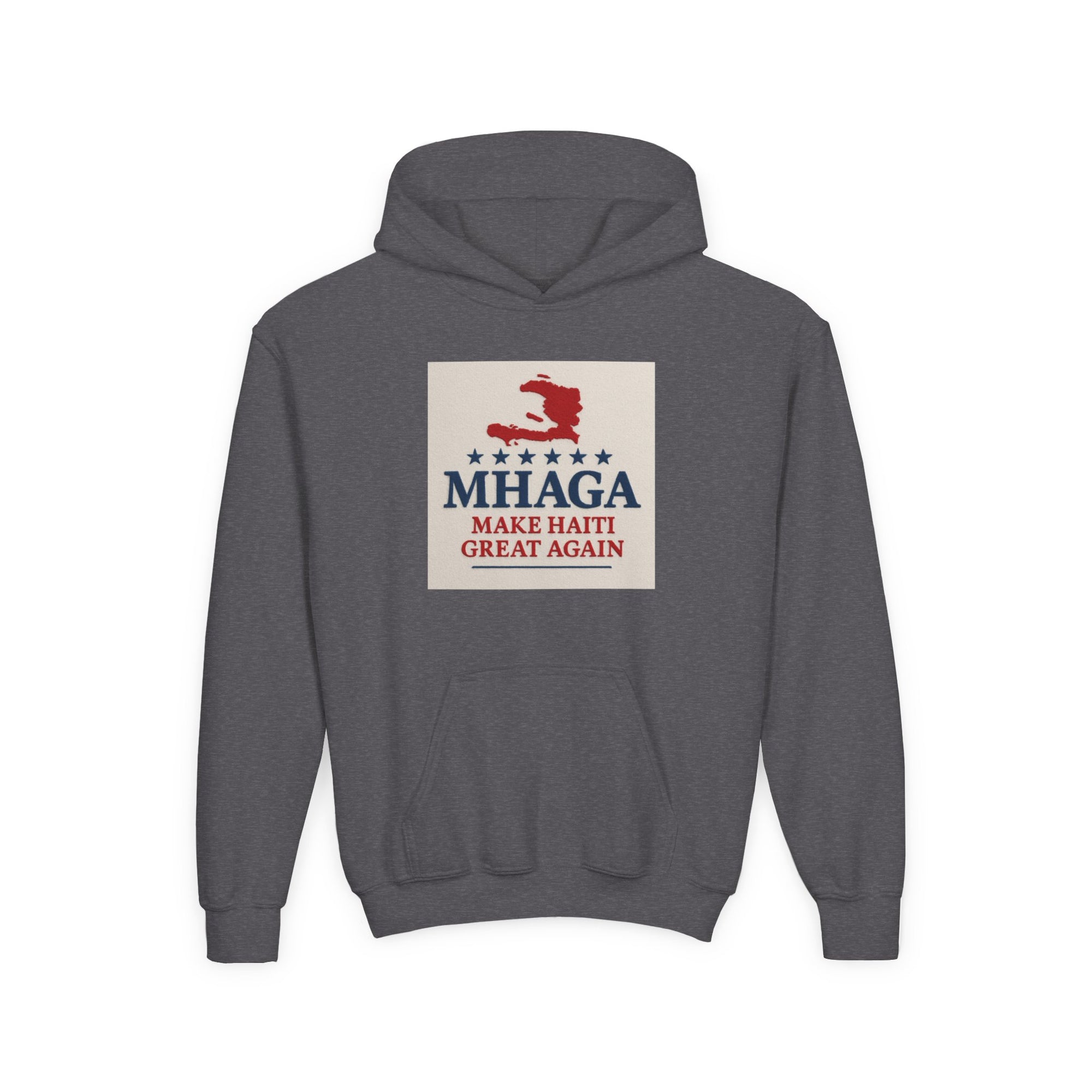 Youth Hooded Sweatshirt with 'Make Haiti Great Again' Design - Cozy, Trendy Hoodie for Youth, Perfect Gift for Holidays, Casual Wear, [...]