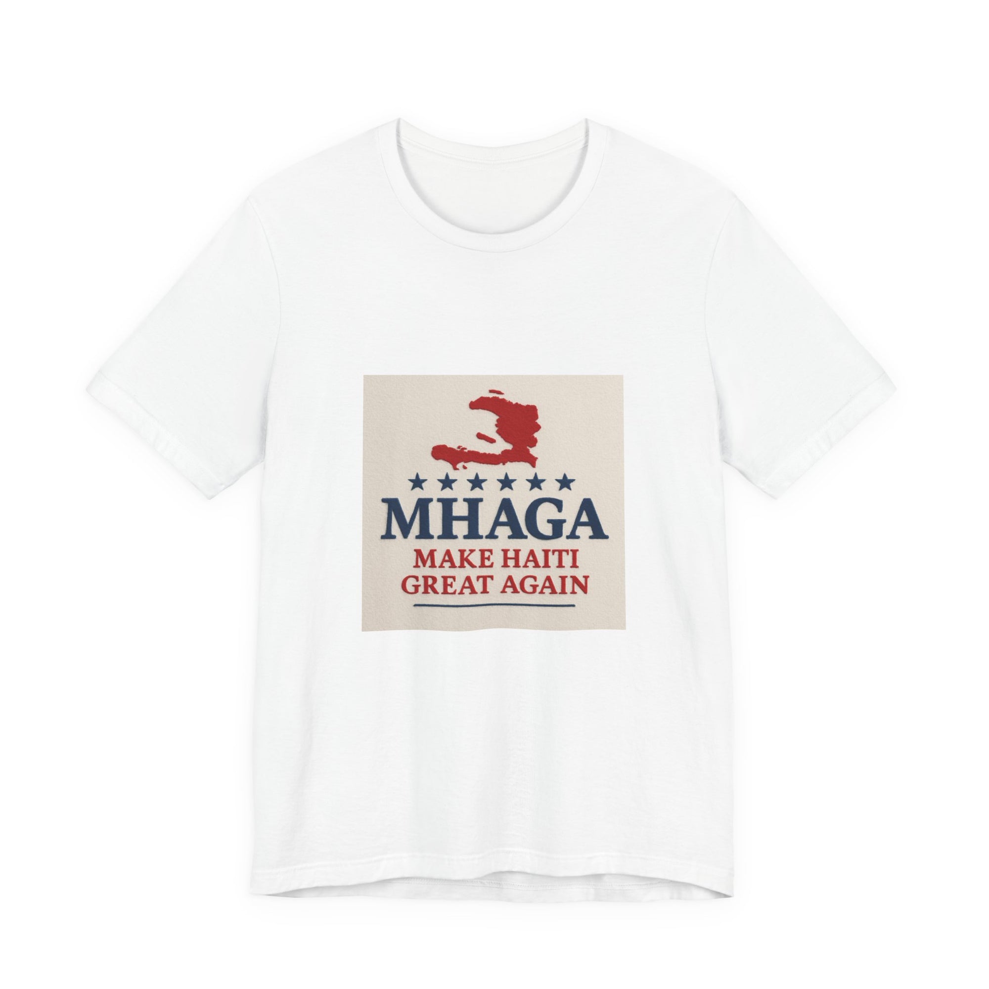 Unisex Jersey Short Sleeve Tee – MHAGA Make Haiti Great Again Shirt, Casual Wear, Gift for Activists, Festival Apparel, Travel Tee