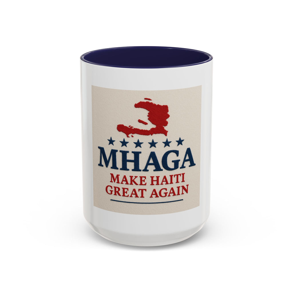 Patriotic Coffee Mug - MHAGA (Make Haiti Great Again) | Unique Gift for Coffee Lovers, Haitian Pride, Political Humor