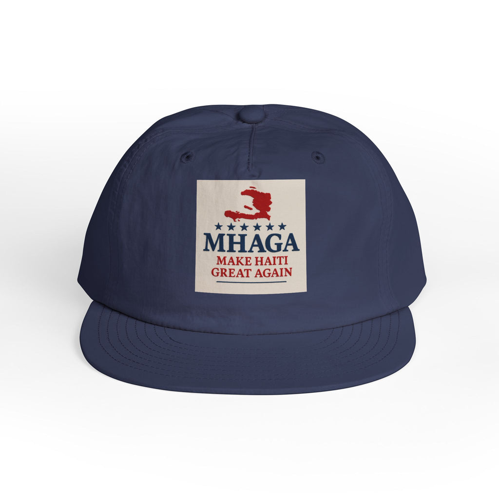 Surf Cap with 'MHAGA - Make Haiti Great Again' Design | Ideal for Beach Days, Casual Outings, Summer Festivals, Travel Adventures, Gift Idea