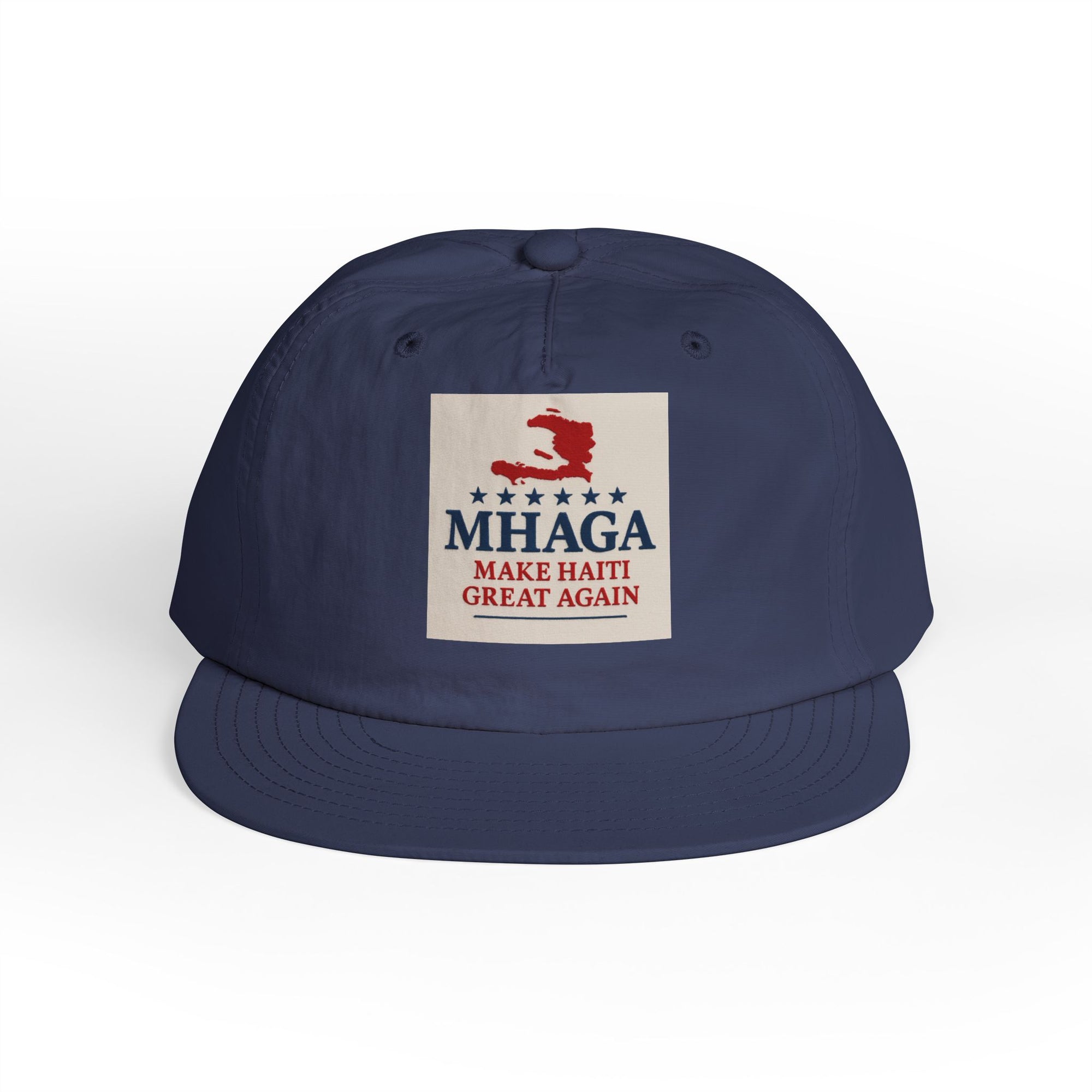 Surf Cap with 'MHAGA - Make Haiti Great Again' Design | Ideal for Beach Days, Casual Outings, Summer Festivals, Travel Adventures, Gift Idea
