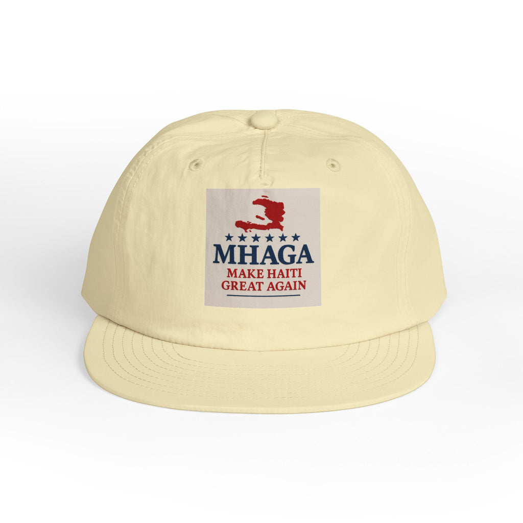 Surf Cap with 'MHAGA - Make Haiti Great Again' Design | Ideal for Beach Days, Casual Outings, Summer Festivals, Travel Adventures, Gift Idea