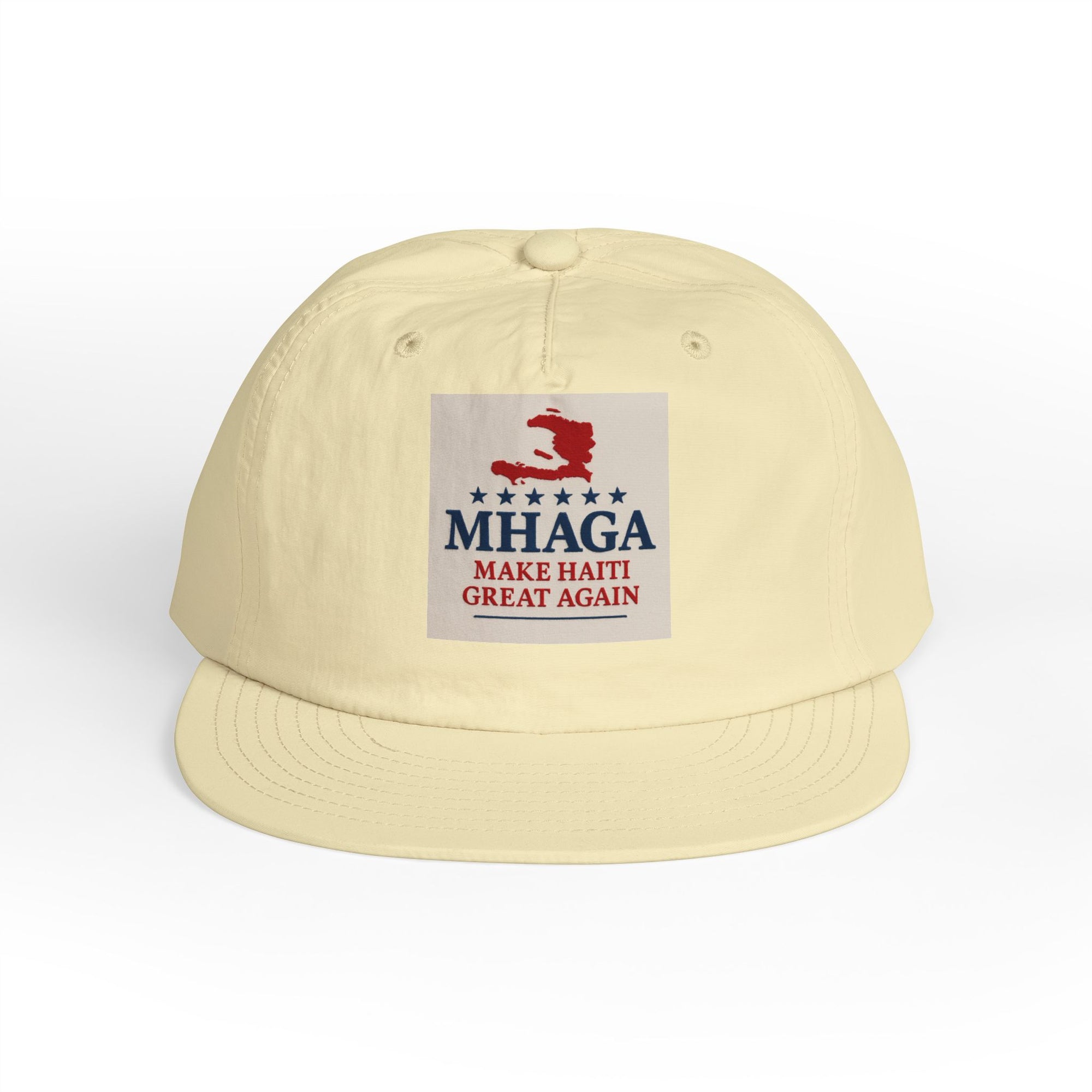 Surf Cap with 'MHAGA - Make Haiti Great Again' Design | Ideal for Beach Days, Casual Outings, Summer Festivals, Travel Adventures, Gift Idea
