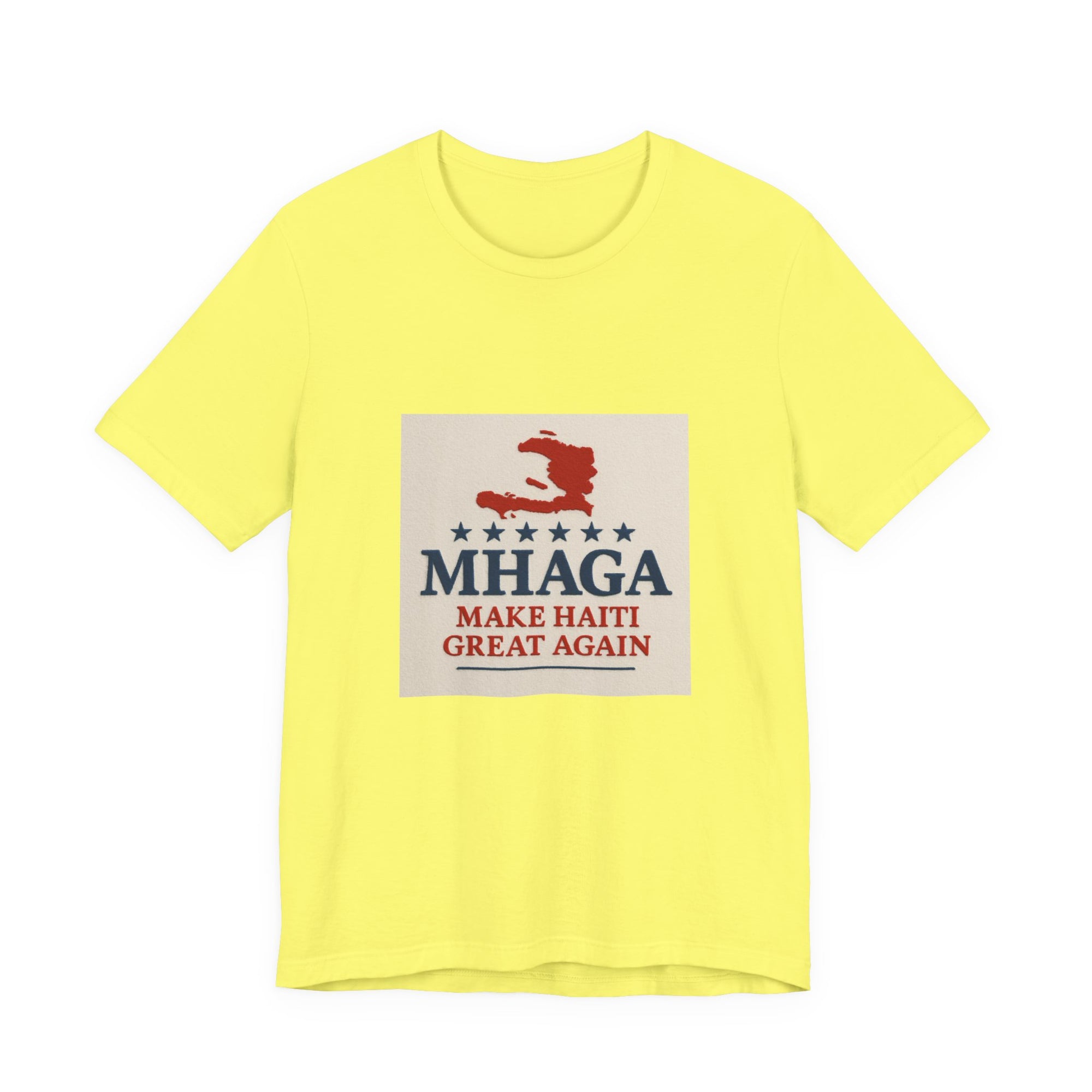 Unisex Jersey Short Sleeve Tee – MHAGA Make Haiti Great Again Shirt, Casual Wear, Gift for Activists, Festival Apparel, Travel Tee