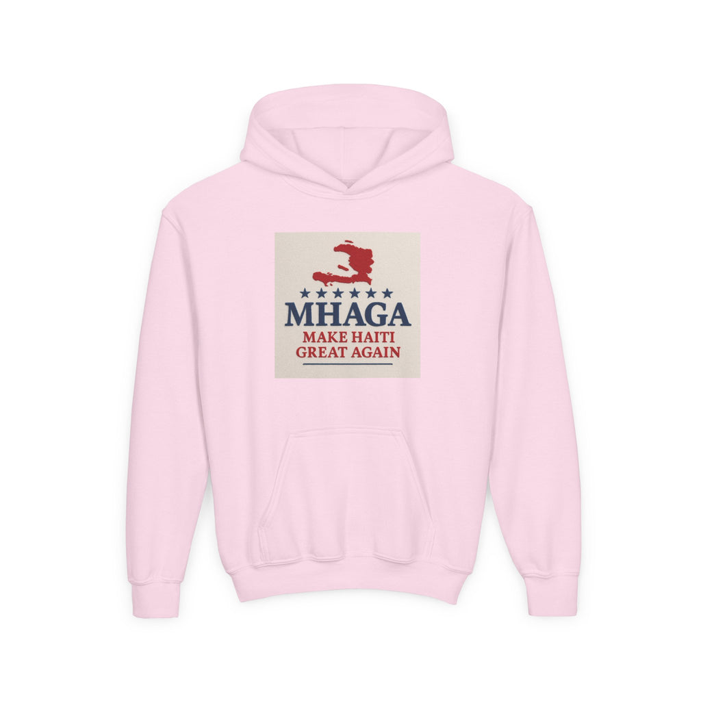 Youth Hooded Sweatshirt with 'Make Haiti Great Again' Design - Cozy, Trendy Hoodie for Youth, Perfect Gift for Holidays, Casual Wear, [...]