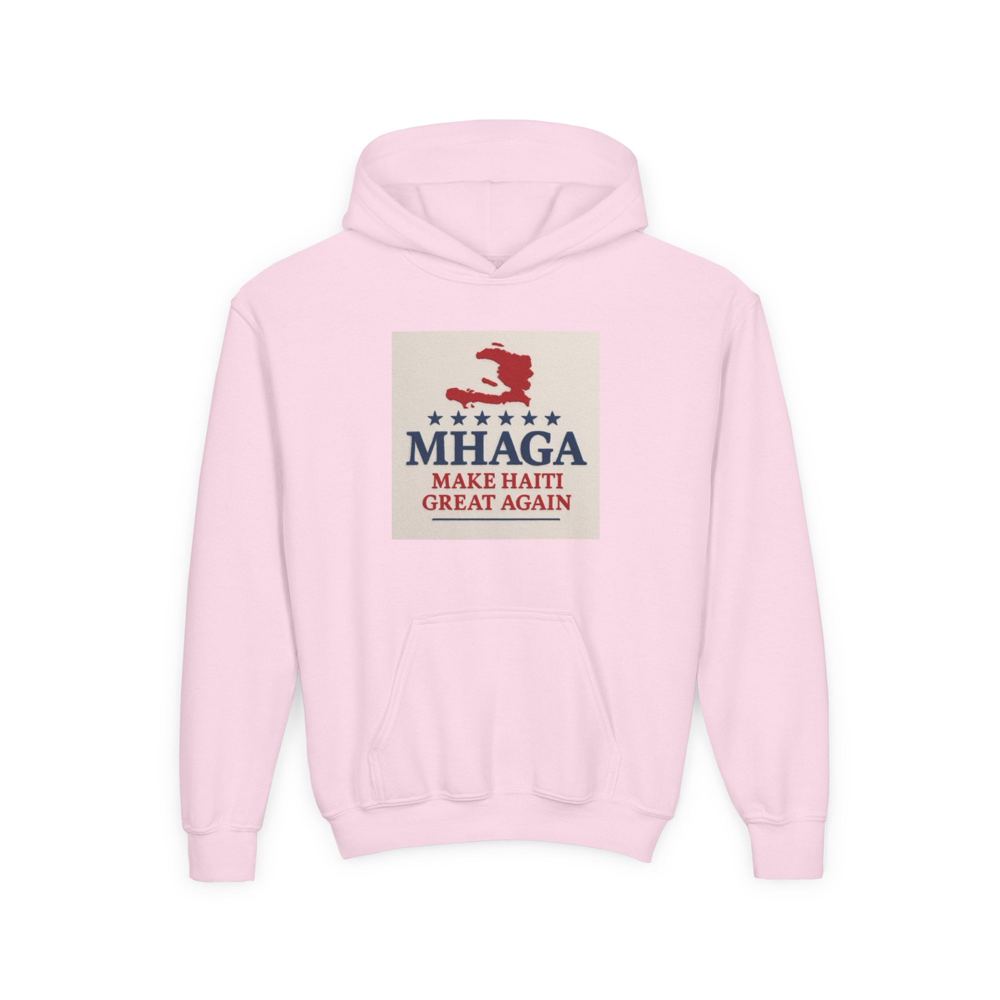 Youth Hooded Sweatshirt with 'Make Haiti Great Again' Design - Cozy, Trendy Hoodie for Youth, Perfect Gift for Holidays, Casual Wear, [...]