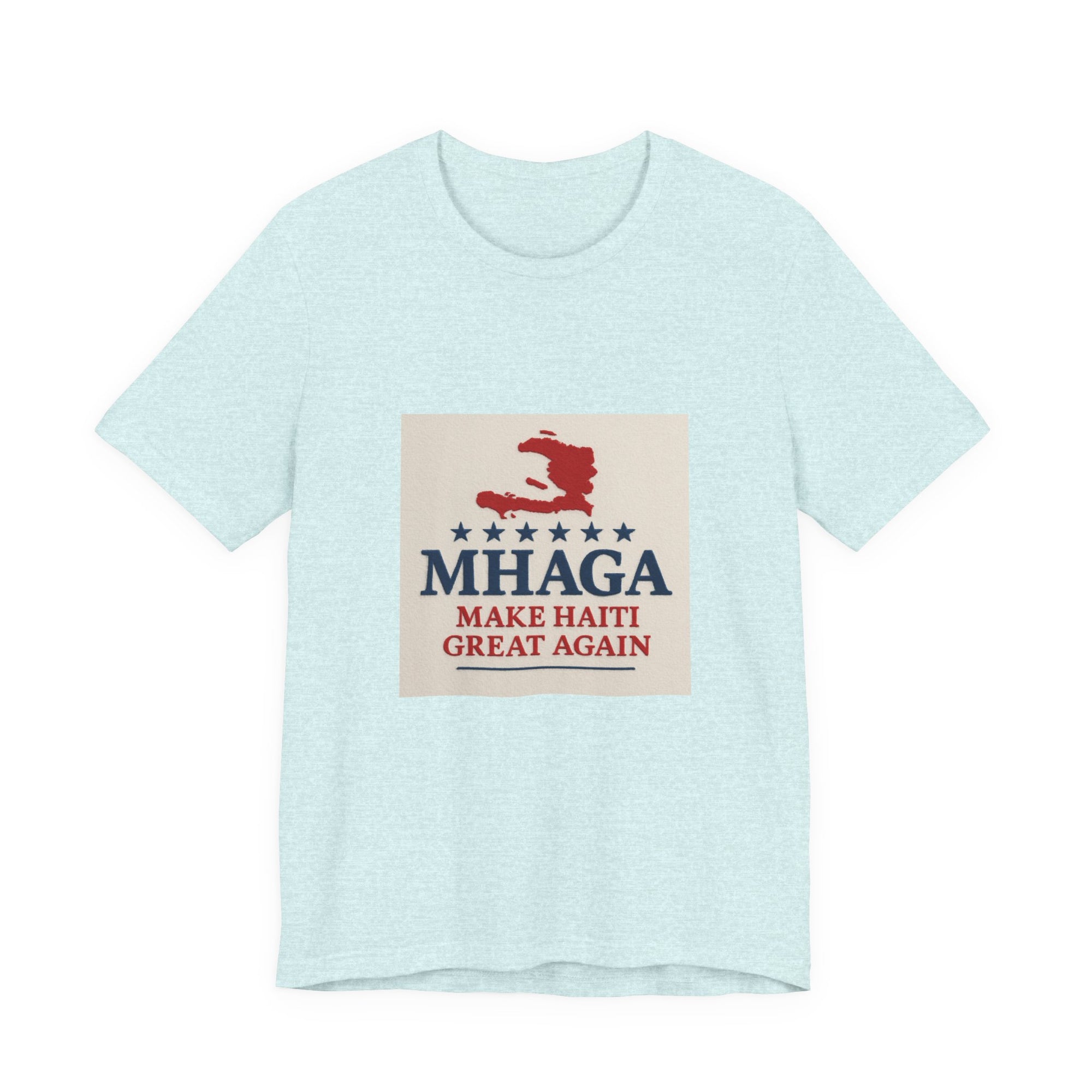 Unisex Jersey Short Sleeve Tee – MHAGA Make Haiti Great Again Shirt, Casual Wear, Gift for Activists, Festival Apparel, Travel Tee