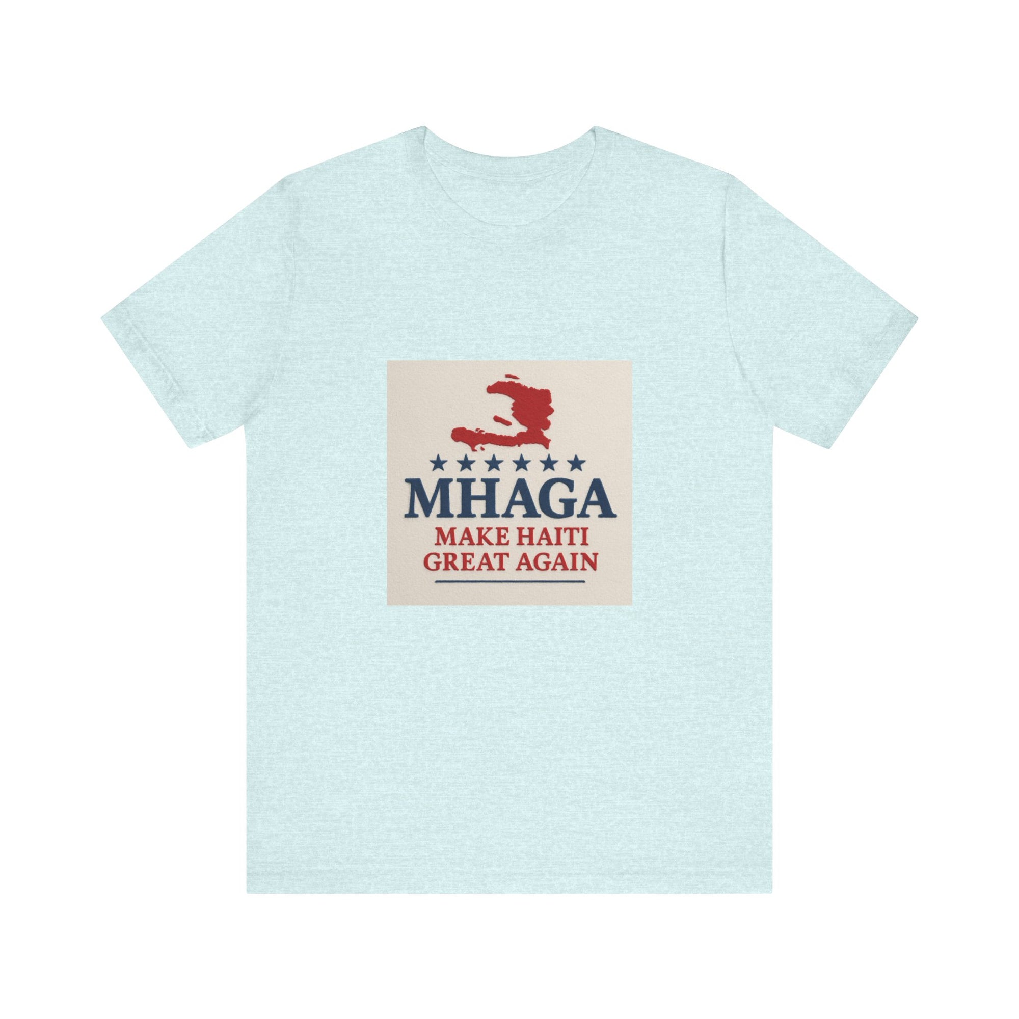 Unisex Jersey Short Sleeve Tee – MHAGA Make Haiti Great Again Shirt, Casual Wear, Gift for Activists, Festival Apparel, Travel Tee