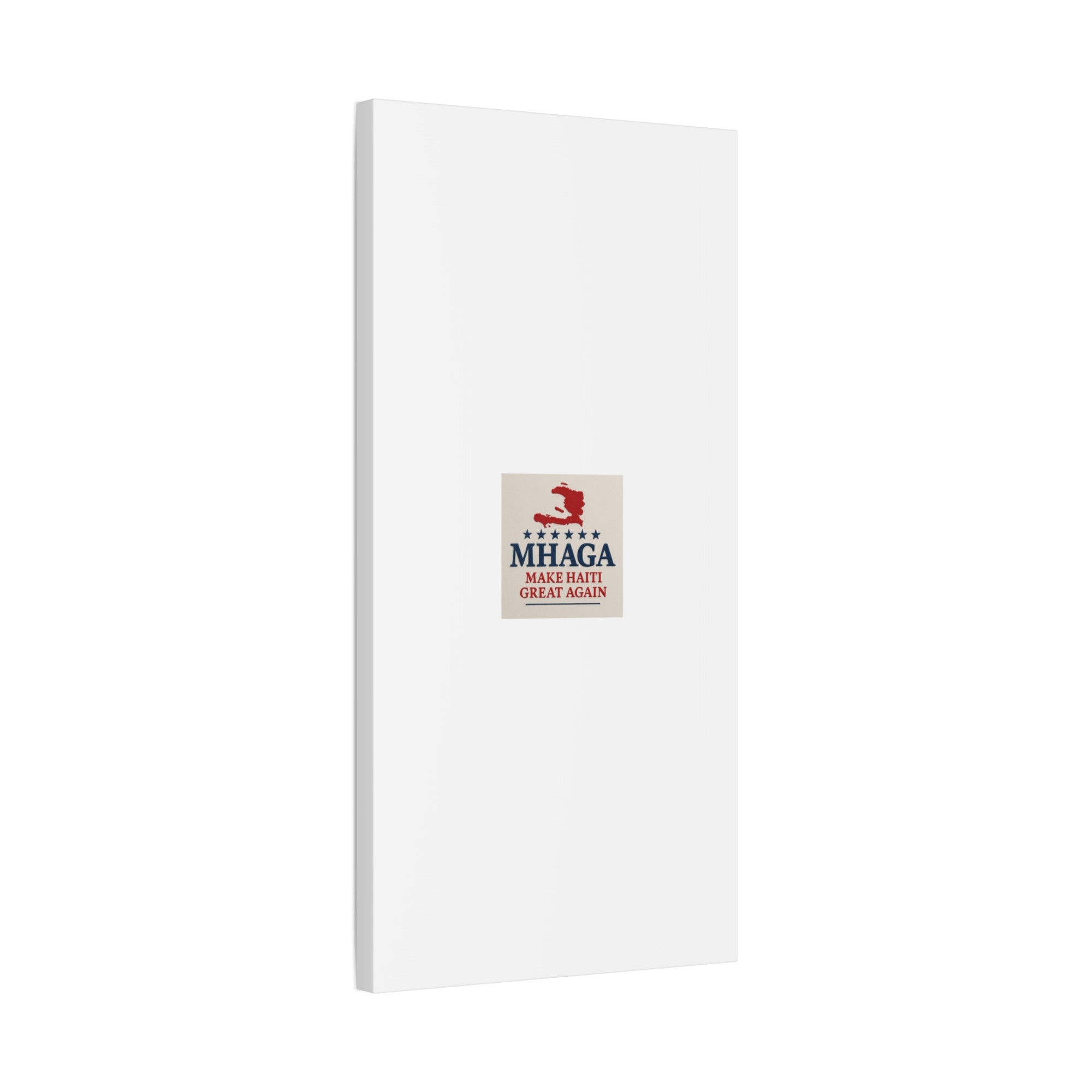 Matte Canvas Wall Art - MHAGA Make Haiti Great Again, Political Decor, Haitian Pride, Home Gallery, Unique Gift Idea