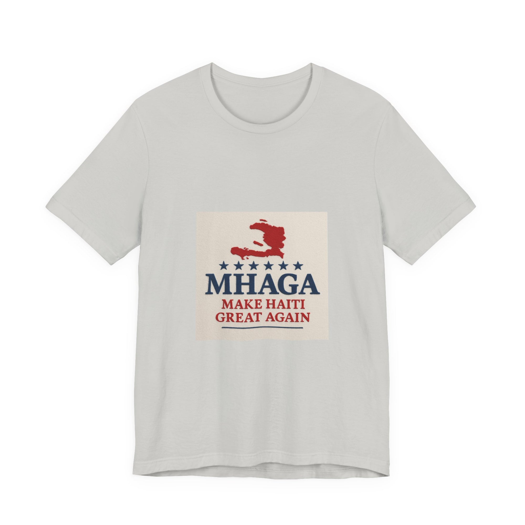 Patriotic Short Sleeve Tee, Unisex Jersey T-Shirt for Summer Celebrations, Haiti Pride, Casual Wear, Gift Idea for Holidays