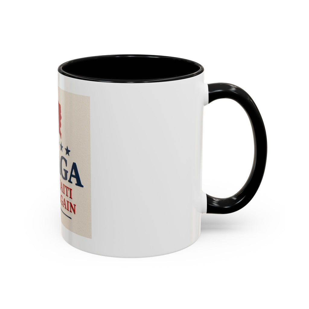Patriotic Coffee Mug - MHAGA (Make Haiti Great Again) | Unique Gift for Coffee Lovers, Haitian Pride, Political Humor