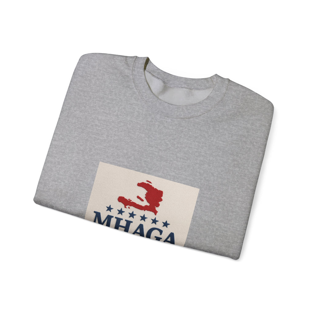Haitian Pride Crewneck Sweatshirt, Cozy Unisex Pullover, Heritage Apparel, Perfect Gift, Casual Wear for All