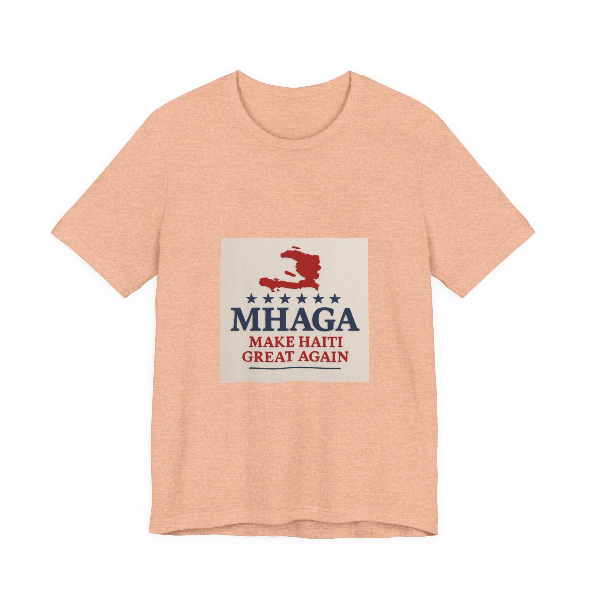 Patriotic Short Sleeve Tee, Unisex Jersey T-Shirt for Summer Celebrations, Haiti Pride, Casual Wear, Gift Idea for Holidays