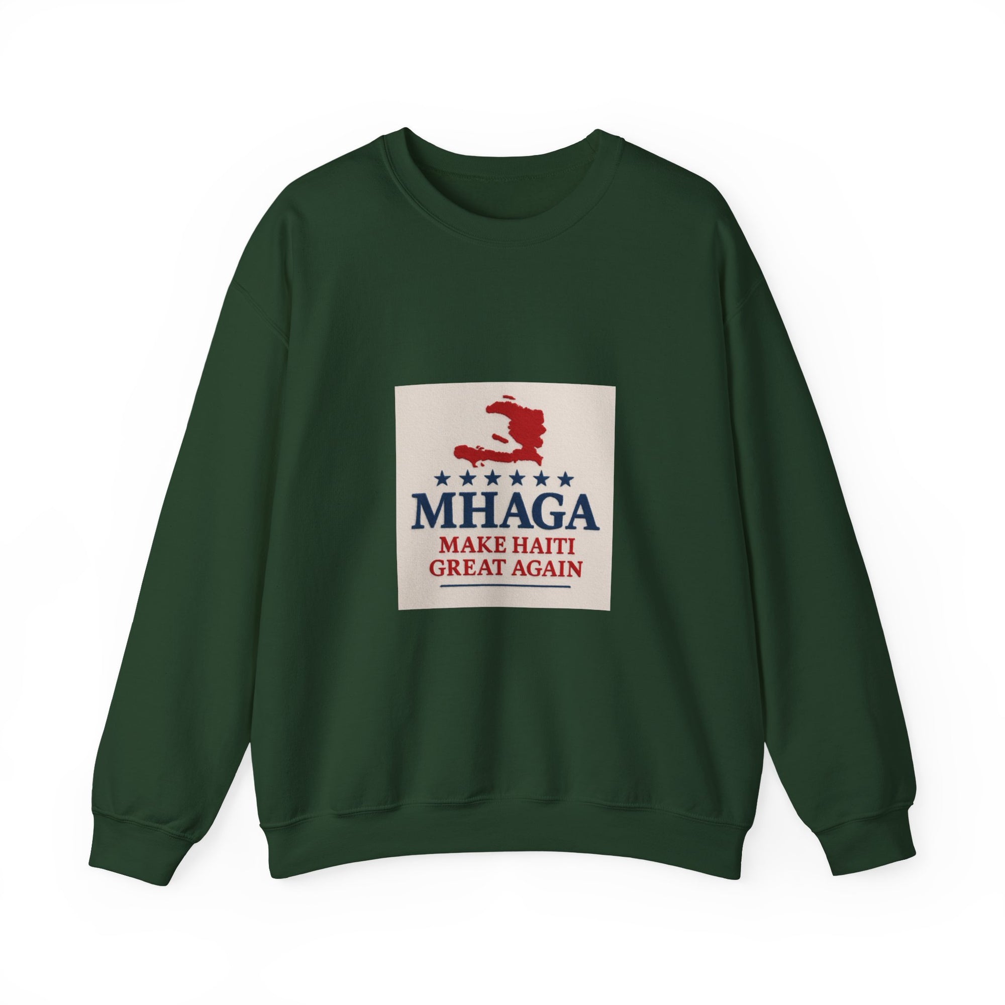 Haitian Pride Crewneck Sweatshirt, Cozy Unisex Pullover, Heritage Apparel, Perfect Gift, Casual Wear for All