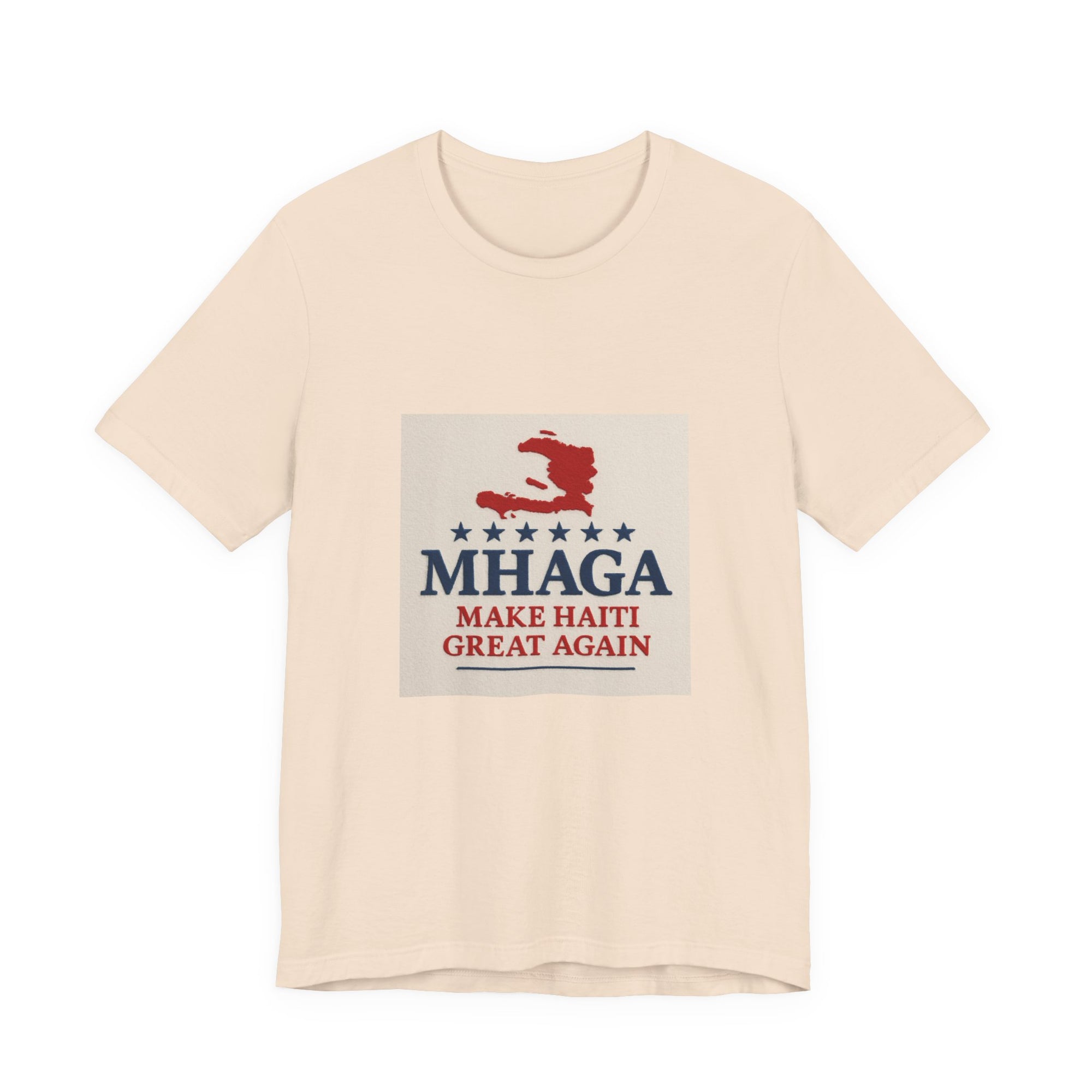 Unisex Jersey Short Sleeve Tee – MHAGA Make Haiti Great Again Shirt, Casual Wear, Gift for Activists, Festival Apparel, Travel Tee