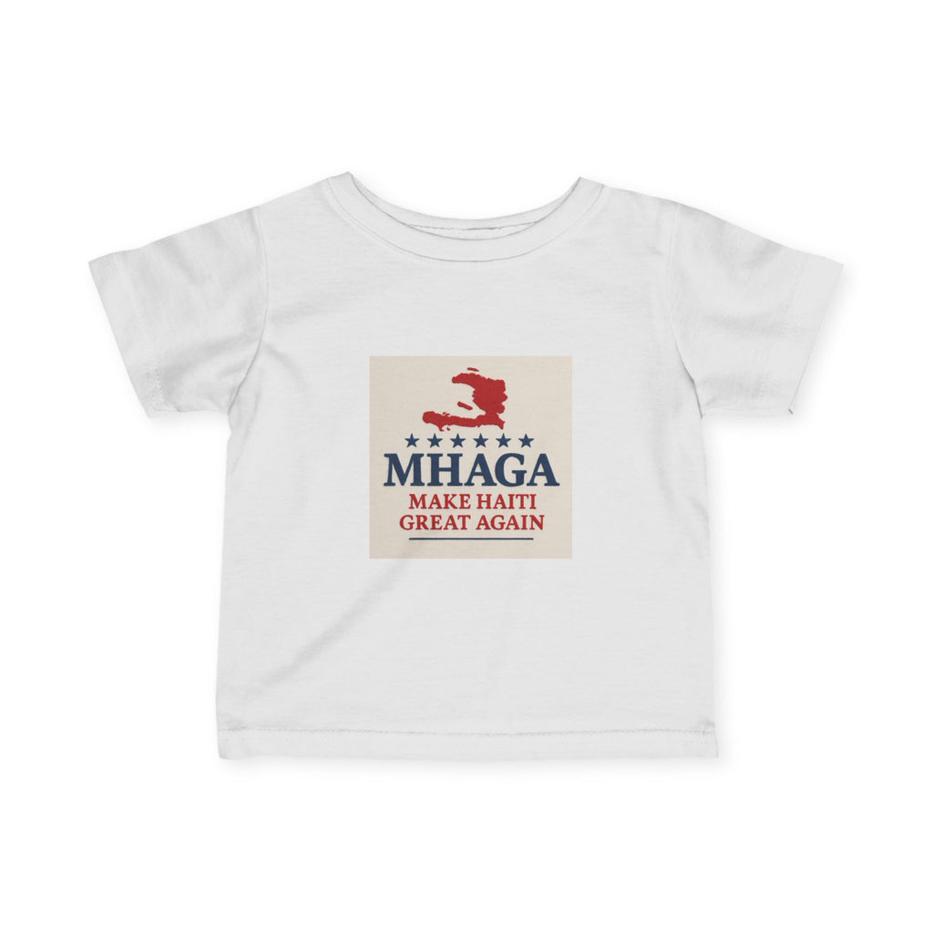 Infant Fine Jersey Tee with 'MHAGA' Design - Cute Baby T-Shirt, Toddler Apparel, Baby Shower Gift, Toddler Outfit, Gift for New Parents