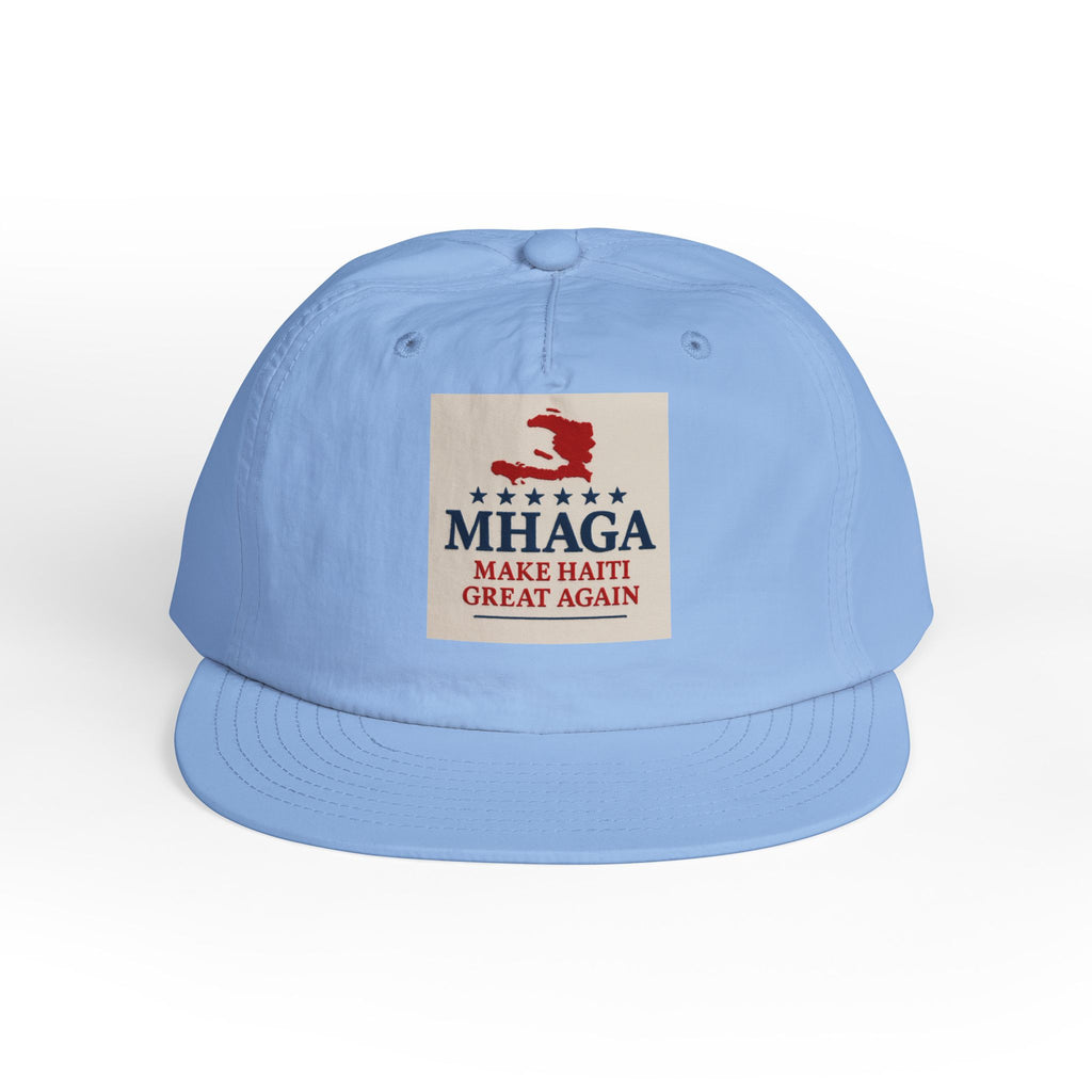 Surf Cap with 'MHAGA - Make Haiti Great Again' Design | Ideal for Beach Days, Casual Outings, Summer Festivals, Travel Adventures, Gift Idea