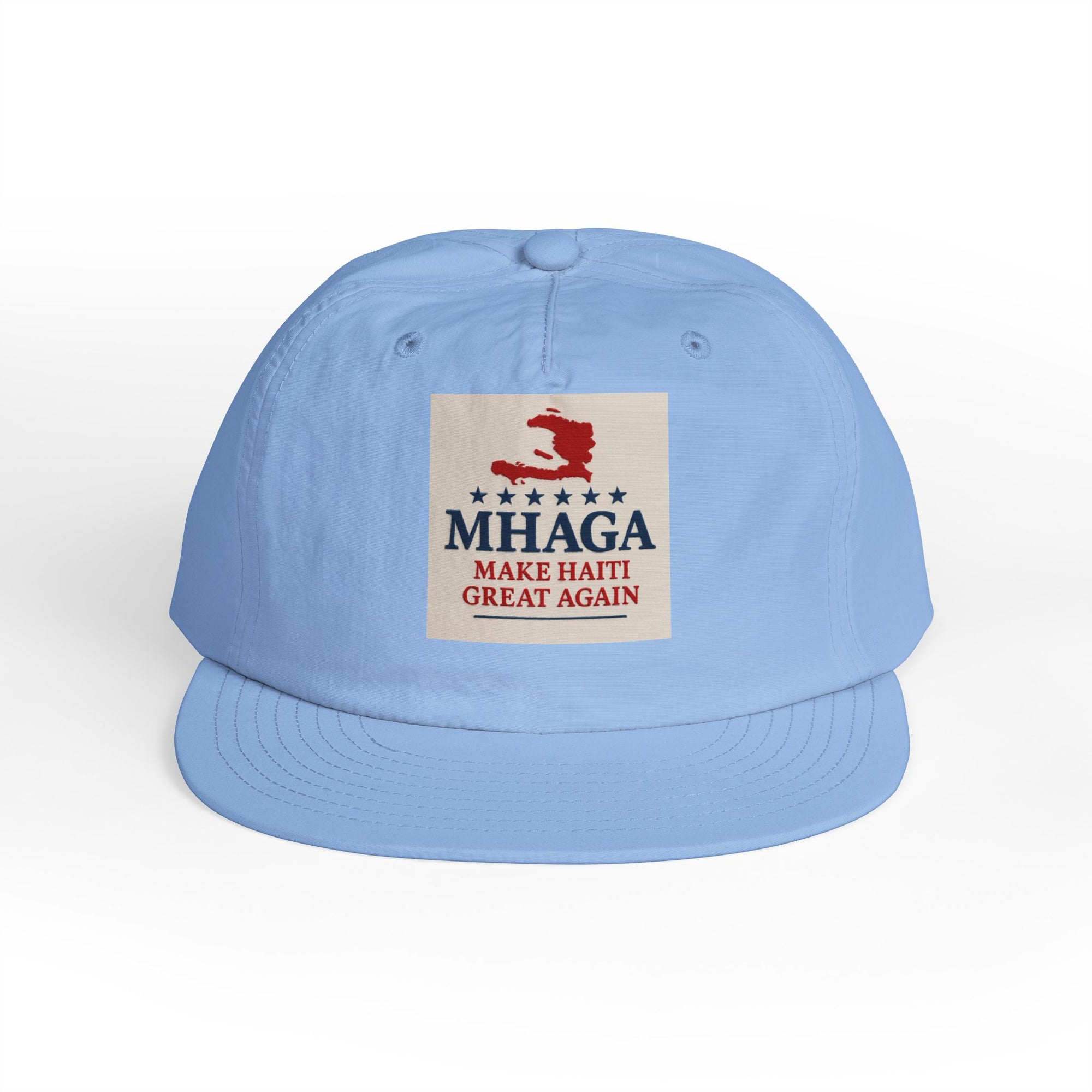 Surf Cap with 'MHAGA - Make Haiti Great Again' Design | Ideal for Beach Days, Casual Outings, Summer Festivals, Travel Adventures, Gift Idea