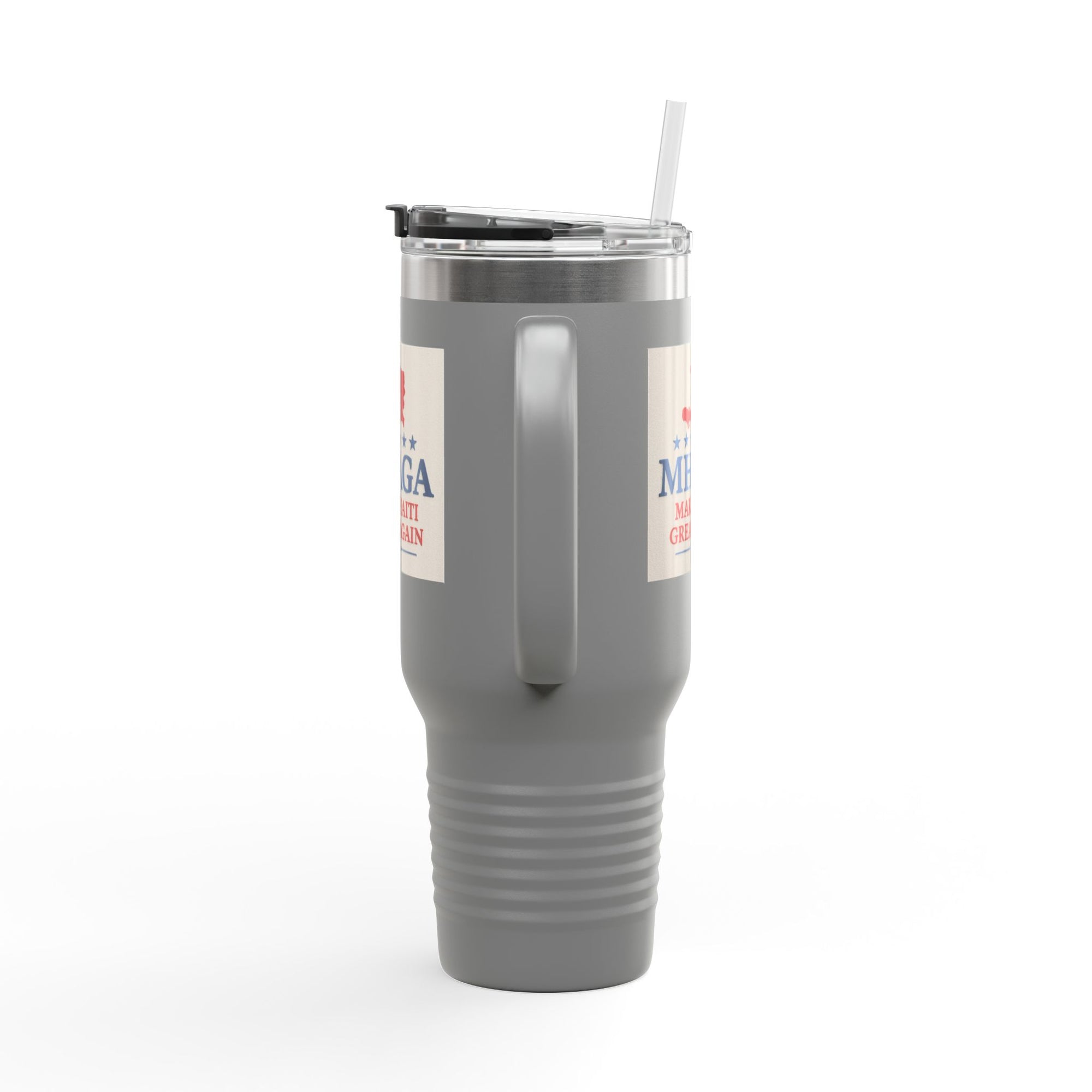 Insulated Travel Mug - MHAGA: Make Haiti Great Again, Perfect for Coffee Lovers, Road Trips, Gifts, 40oz Outdoor Adventure